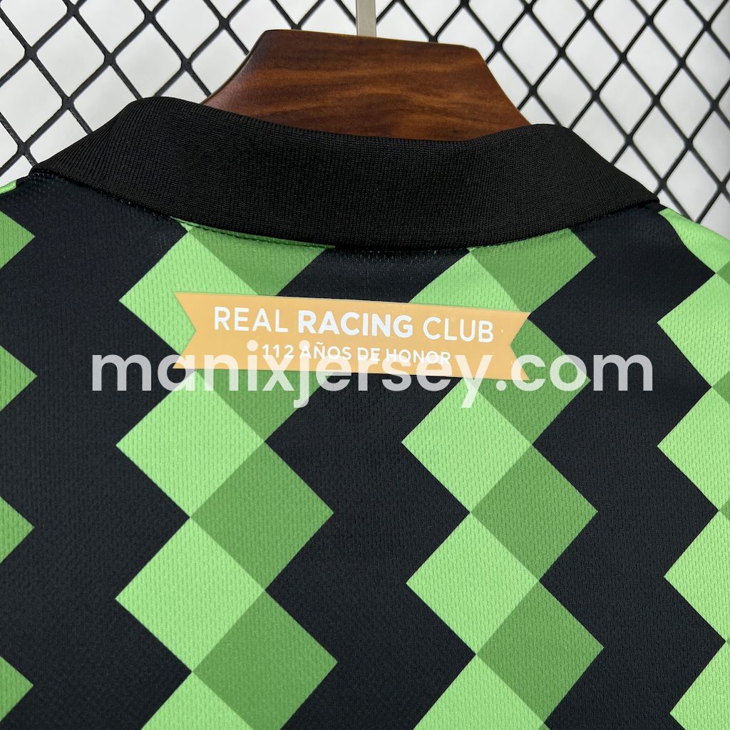 ManixJersey.com | Racing de Santander 24-25 Green GK Anniversary Jersey - Fans Version -Customize Name, Number and Patch | Worldwide Shipping