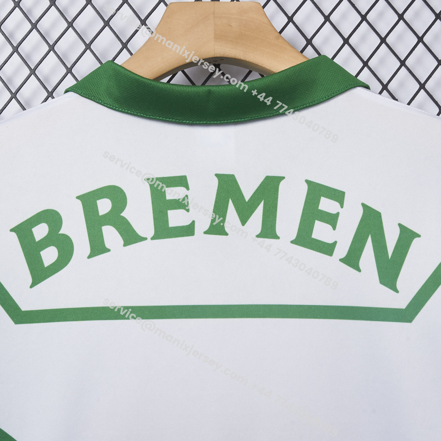 ManixJersey.com | Retro Werder Bremen 1993-94 Home Jersey -Customize Name, Number and Patch | Worldwide Shipping
