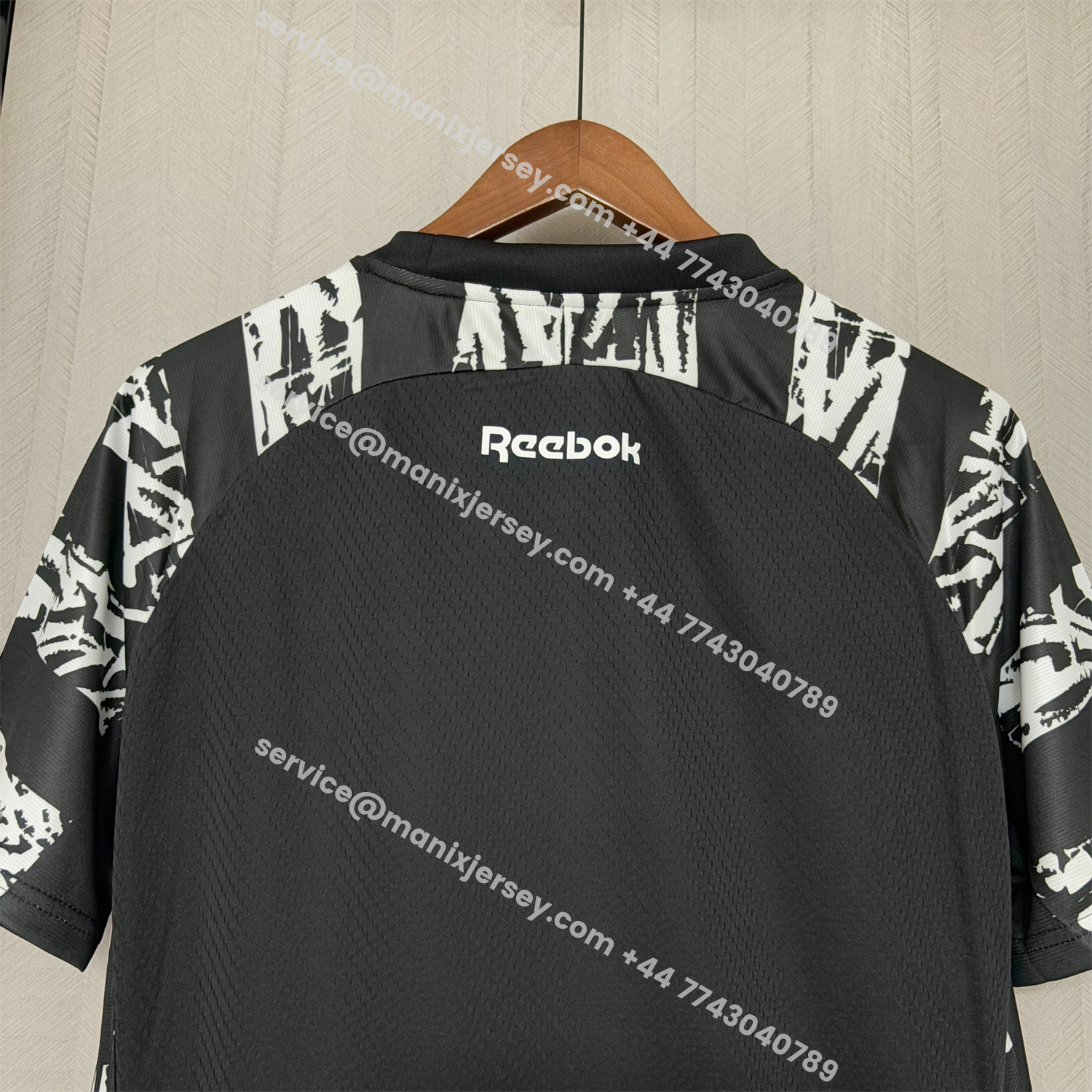 ManixJersey.com | Botafogo 25-26 Black Pre-Match Jersey - Fans Version -Customize Name, Number and Patch | Worldwide Shipping