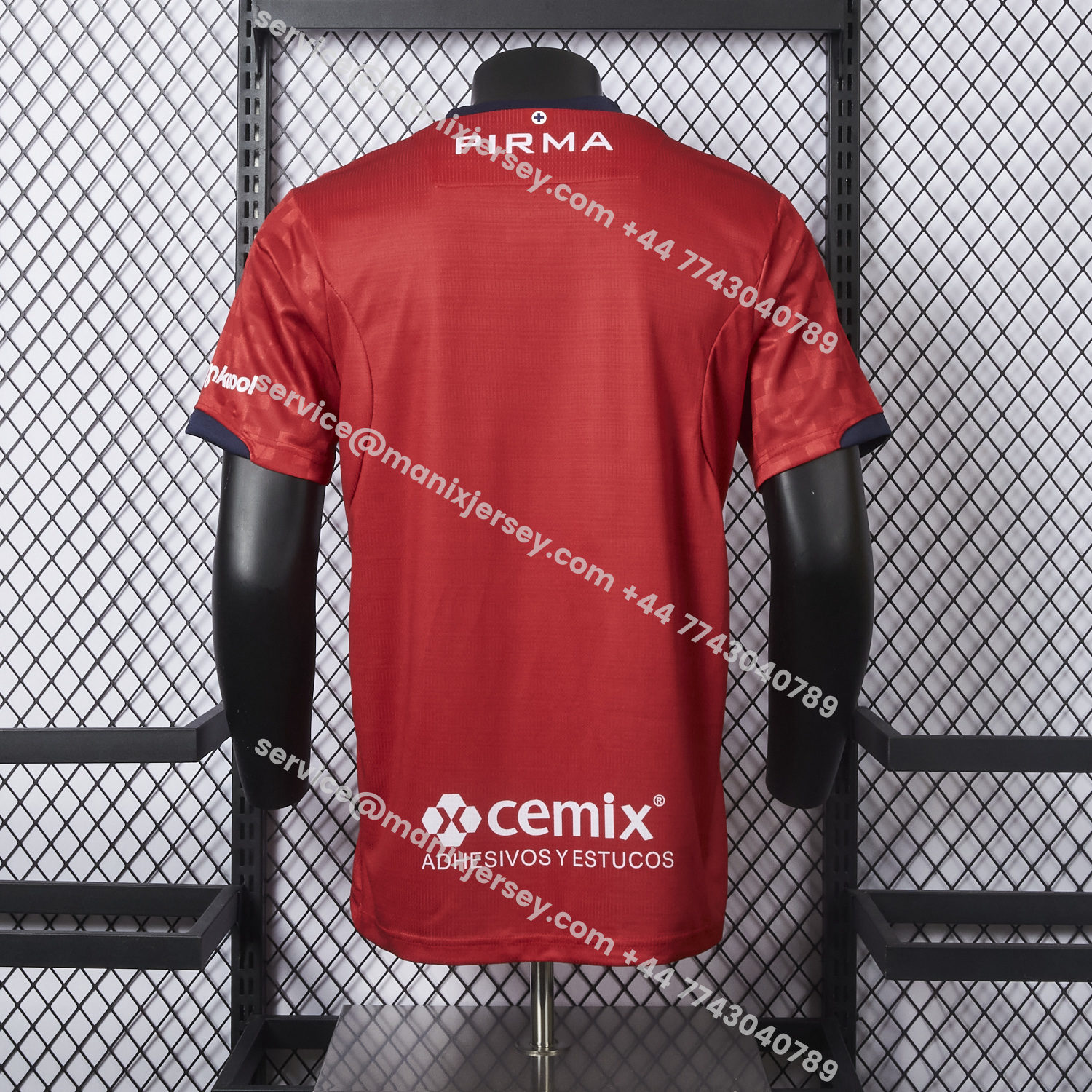 ManixJersey.com | Cruz Azul 25-26 Goalkeeper Red Jersey - Player Version -Customize Name, Number and Patch | Worldwide Shipping
