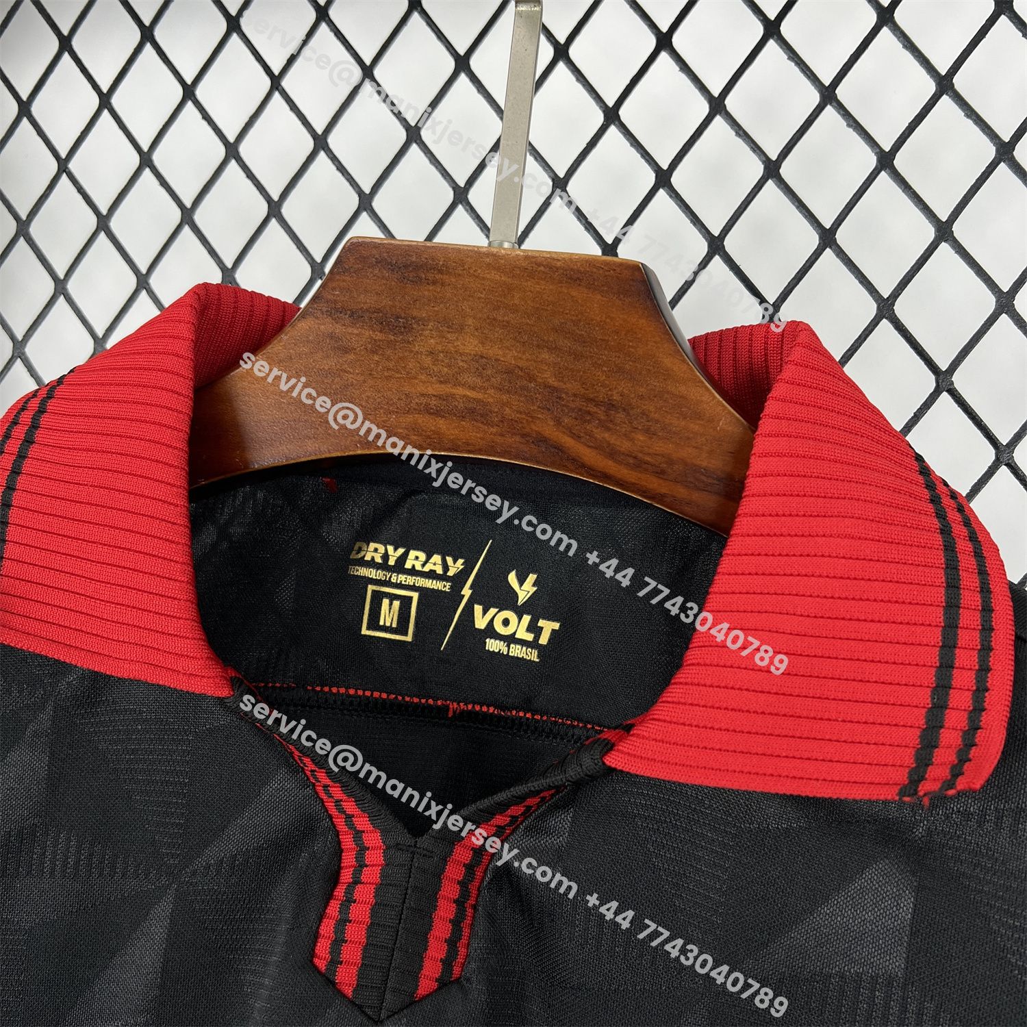 ManixJersey.com | Esporte Clube Vitória 25-26 Third Unsponsored Black Polo Jersey - Fans Version -Customize Name, Number and Patch | Worldwide Shipping