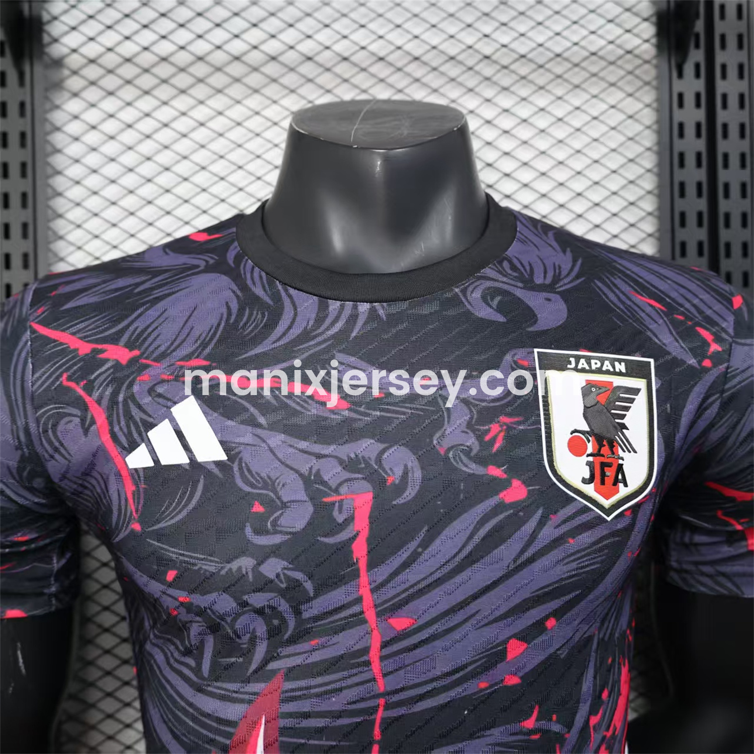 ManixJersey.com | Japan 25-26 Firebird Special Edition Black Jersey - Player Version -Customize Name, Number and Patch | Worldwide Shipping