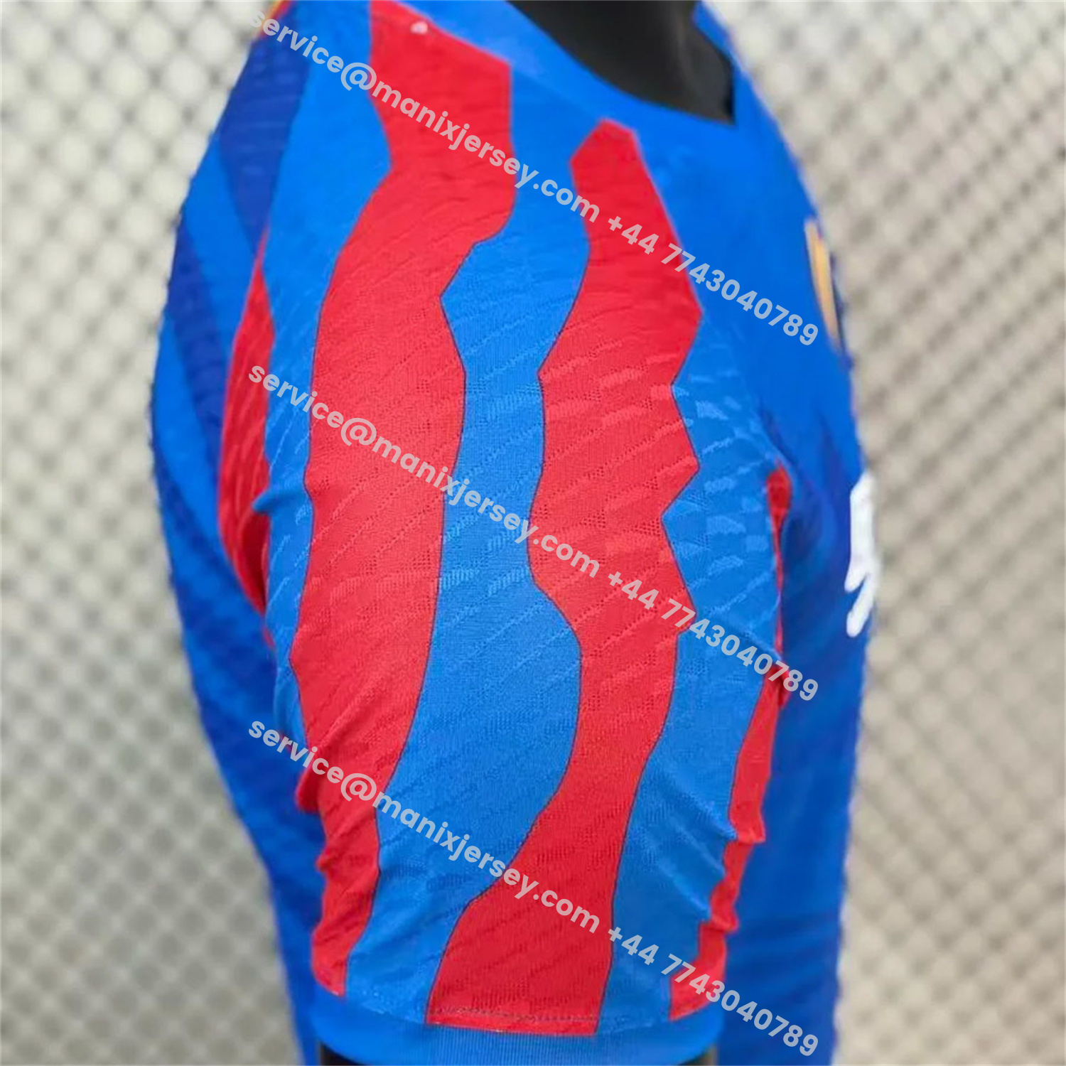 ManixJersey.com | Retro Congo 2023 Home Blue Jersey - Player Version -Customize Name, Number and Patch | Worldwide Shipping