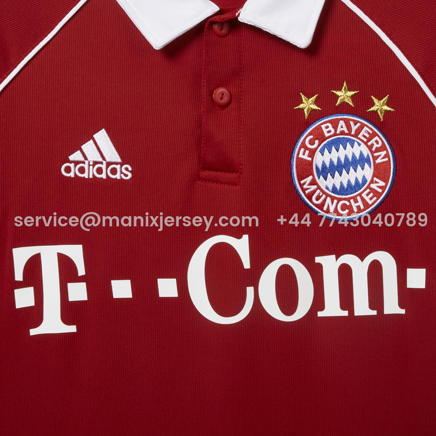 ManixJersey.com | Retro Bayern Munich 2006-07 Home Jersey -Customize Name, Number and Patch | Worldwide Shipping