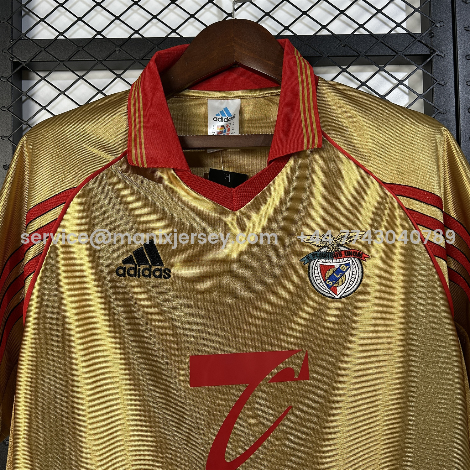 ManixJersey.com | Retro Benfica 1998-99 Away Jersey -Customize Name, Number and Patch | Worldwide Shipping