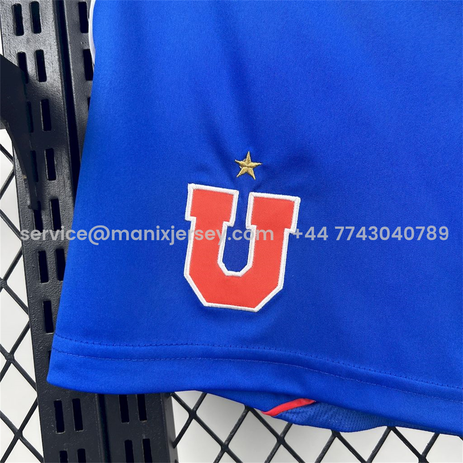 ManixJersey.com | Universidad de Chile 25-26 Home Blue Shorts- Fans Version -Customize Name, Number and Patch | Worldwide Shipping