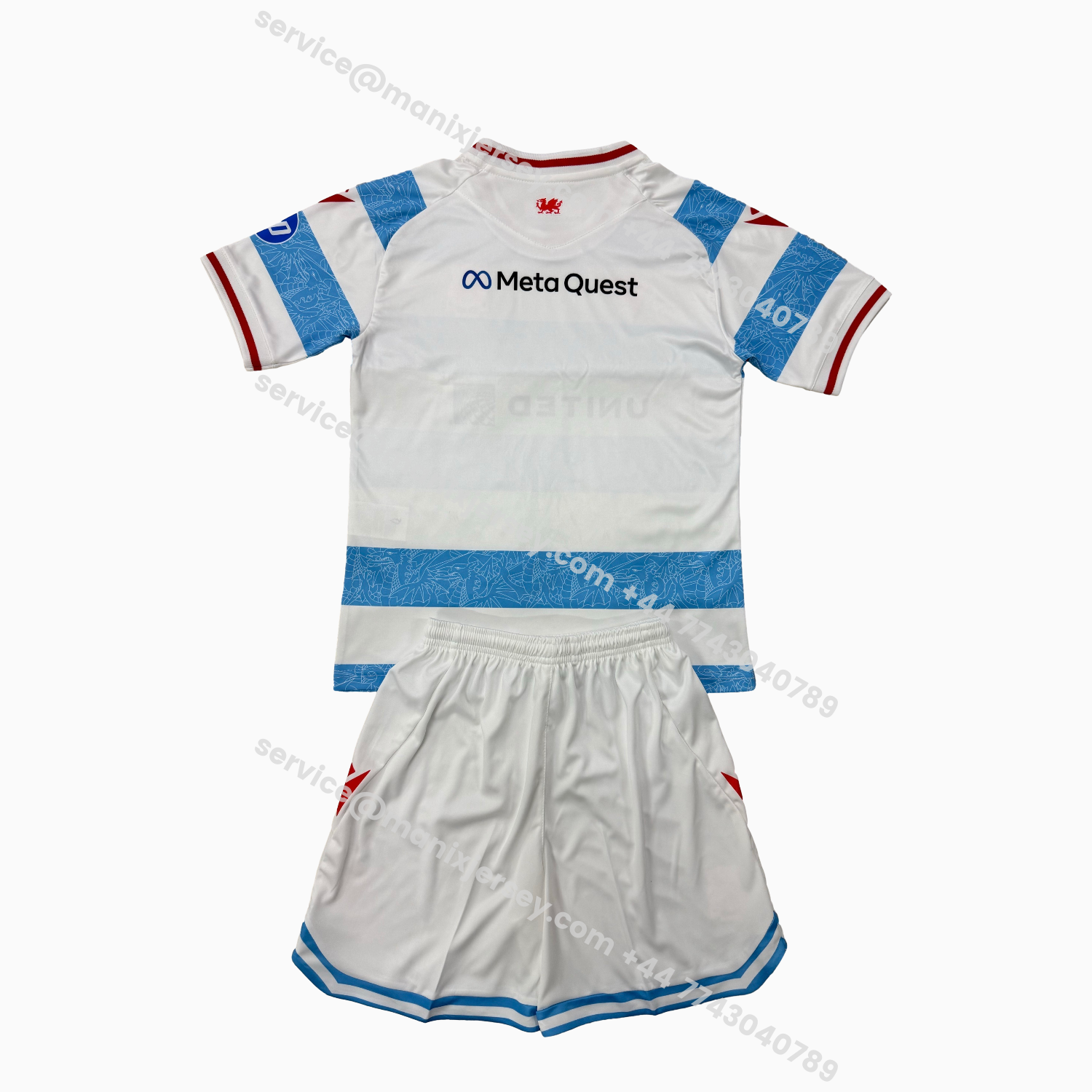 ManixJersey.com | Wrexham 25-26 Third Men's Adult Jersey Set - Fans Version -Customize Name, Number and Patch | Worldwide Shipping