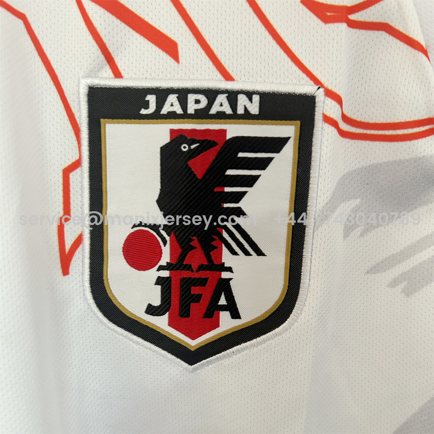 ManixJersey.com | Japan 25-26 Y-3 Sunset Warrior and Crow White Special Jersey - Fans Version -Customize Name, Number and Patch | Worldwide Shipping