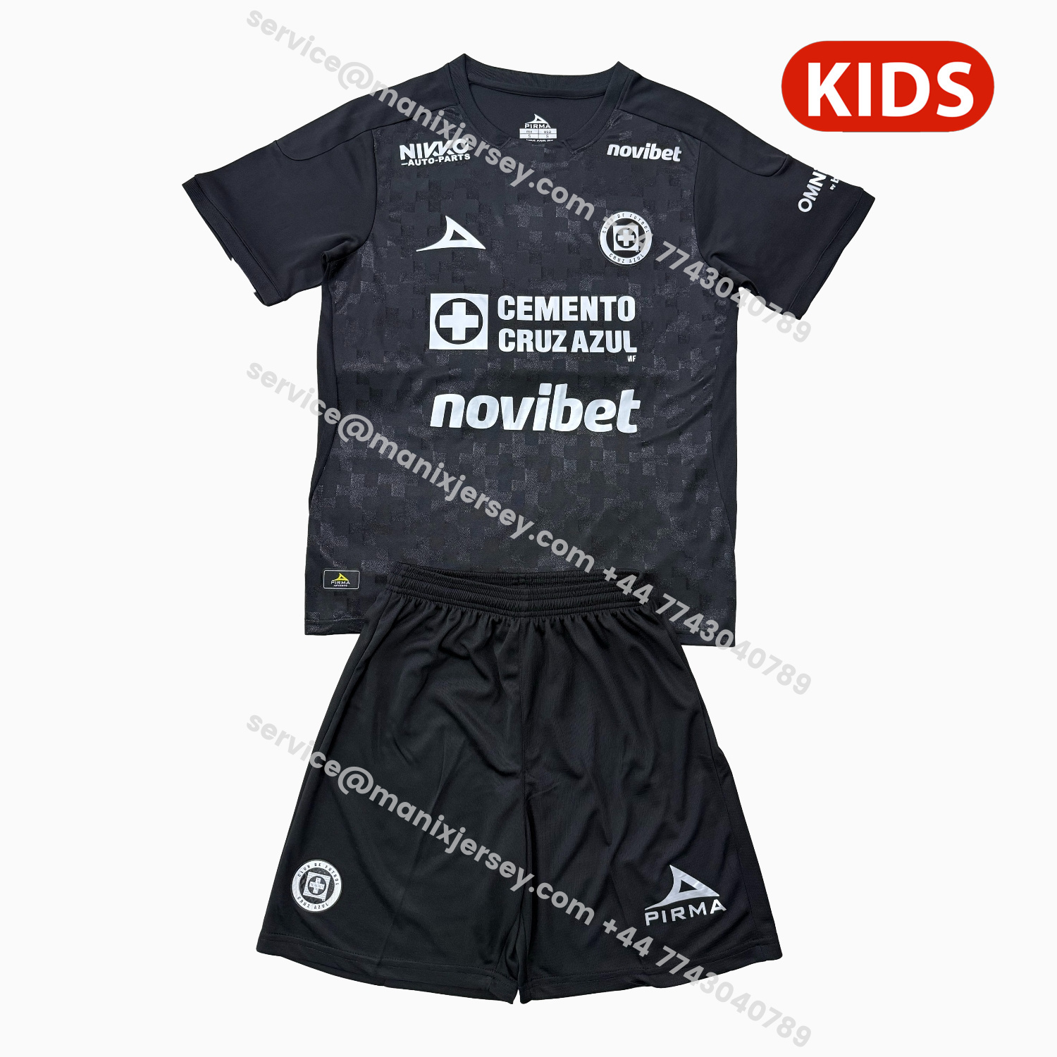 ManixJersey.com | Cruz Azul 25-26 Third Kids Kit -Customize Name, Number and Patch | Worldwide Shipping