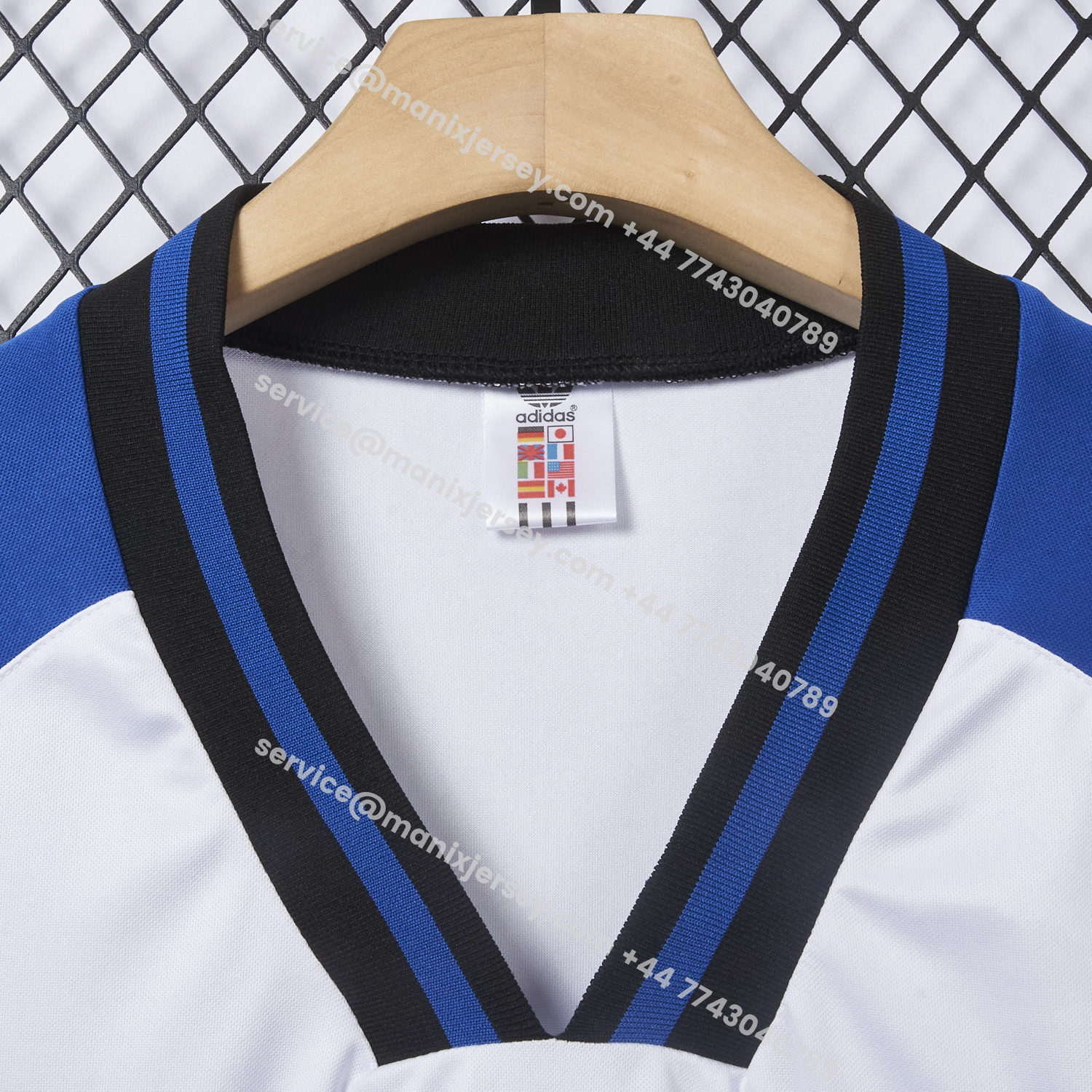 ManixJersey.com | Retro Hamburger SV 1994-95 Home Jersey -Customize Name, Number and Patch | Worldwide Shipping