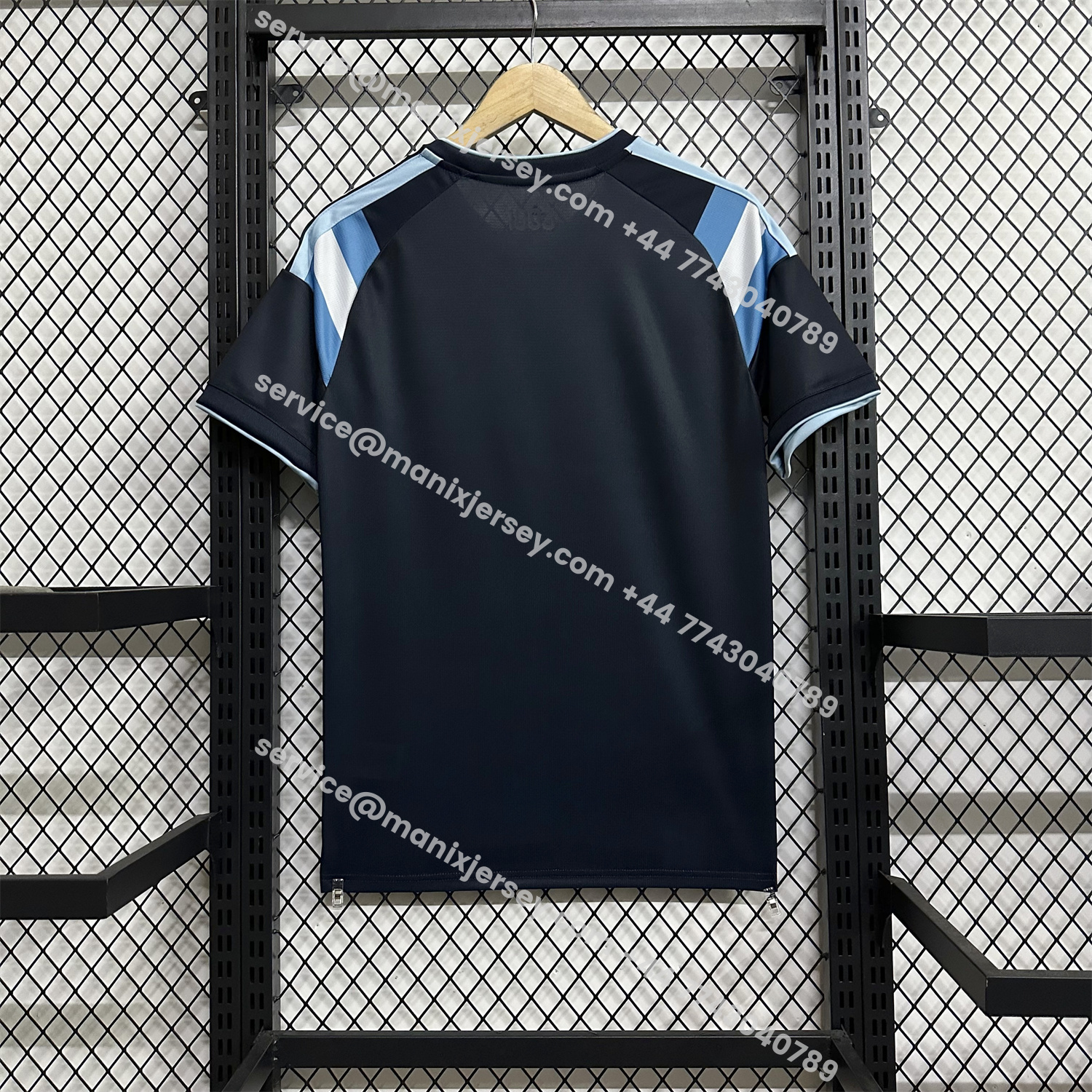 ManixJersey.com | Argentina 2026 Blue Shoulder Stripes Special Jersey - Fans Version -Customize Name, Number and Patch | Worldwide Shipping