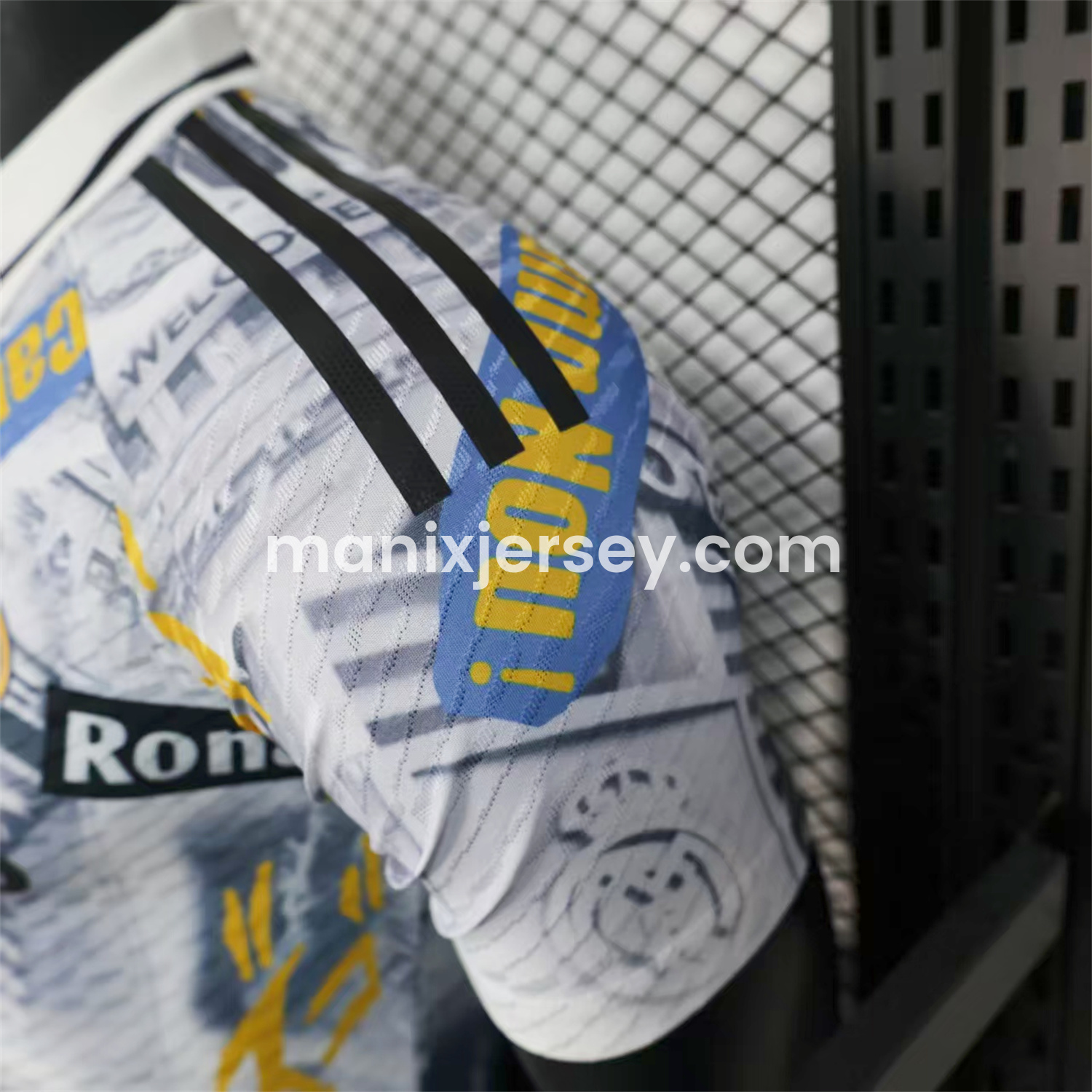 ManixJersey.com | Real Madrid 25-26 Capture Of Camp Nou POLO White Special Jersey - Player Version -Customize Name, Number and Patch | Worldwide Shipping