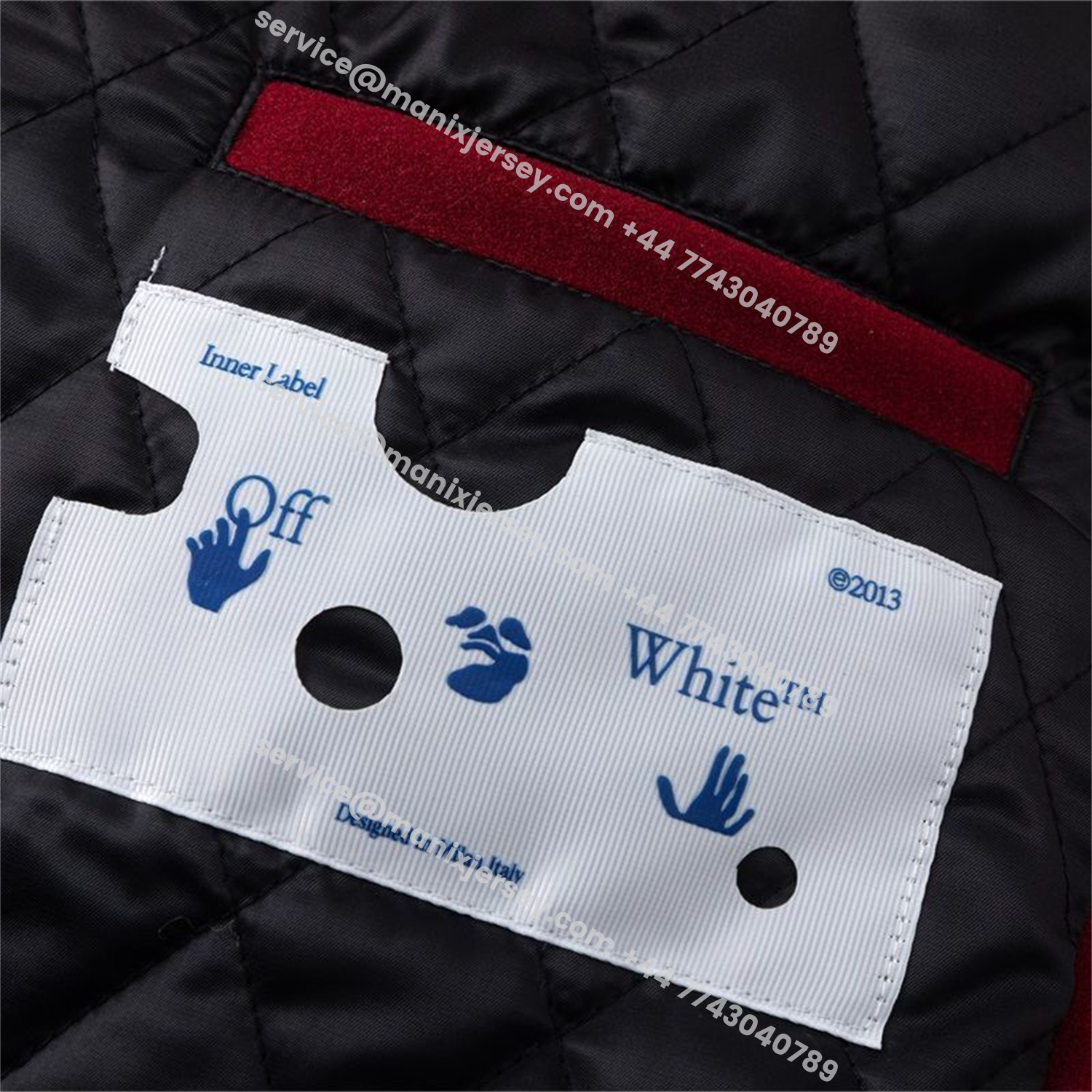 ManixJersey.com | AC Milan 25-26 Off-White Warm Windbreaker Jacket - Wine Red And Black -Customize Name, Number and Patch | Worldwide Shipping