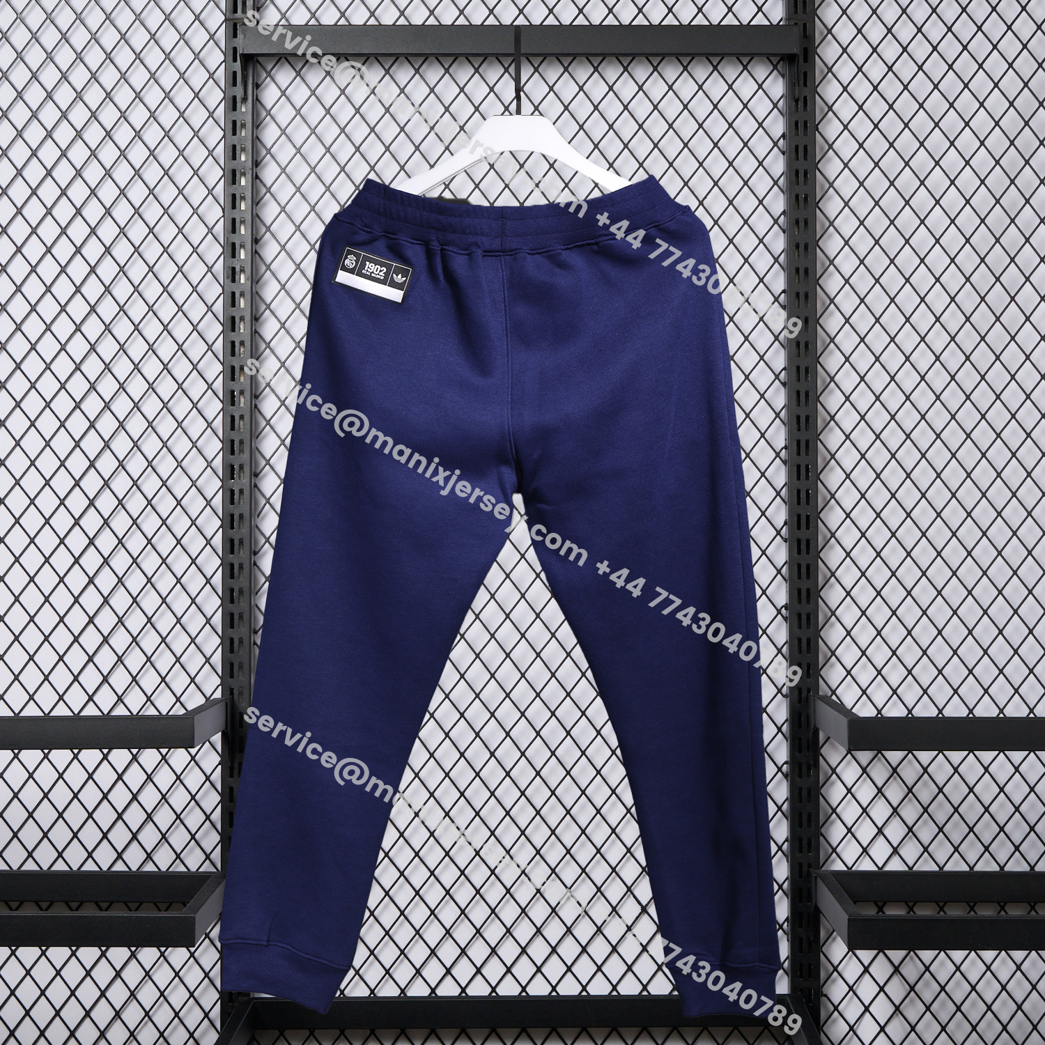 ManixJersey.com | Real Madrid 25-26 Pure Color 1902 Training Set - Dark Blue Top and Dark Blue Pants -Customize Name, Number and Patch | Worldwide Shipping