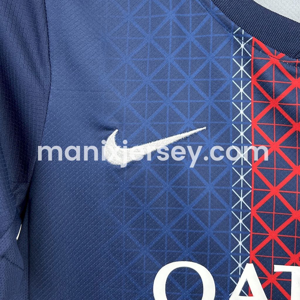 ManixJersey.com | Paris Saint-Germain PSG 25-26 Home Kids Kit -Customize Name, Number and Patch | Worldwide Shipping