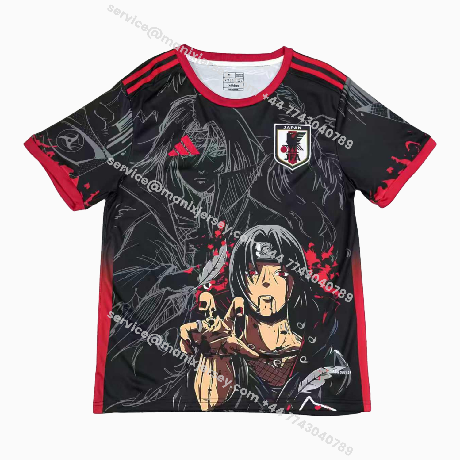 ManixJersey.com | Japan 25-26 Uchiha Itachi Amaterasu Special Jersey - Fans Version -Customize Name, Number and Patch | Worldwide Shipping