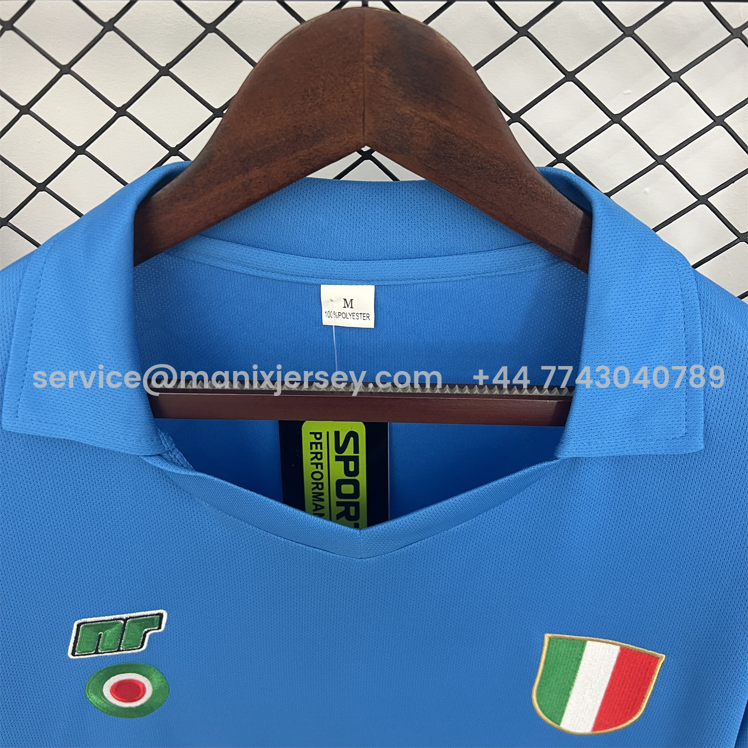 ManixJersey.com | Retro Napoli 1987-88 Home Long Sleeves Jersey -Customize Name, Number and Patch | Worldwide Shipping