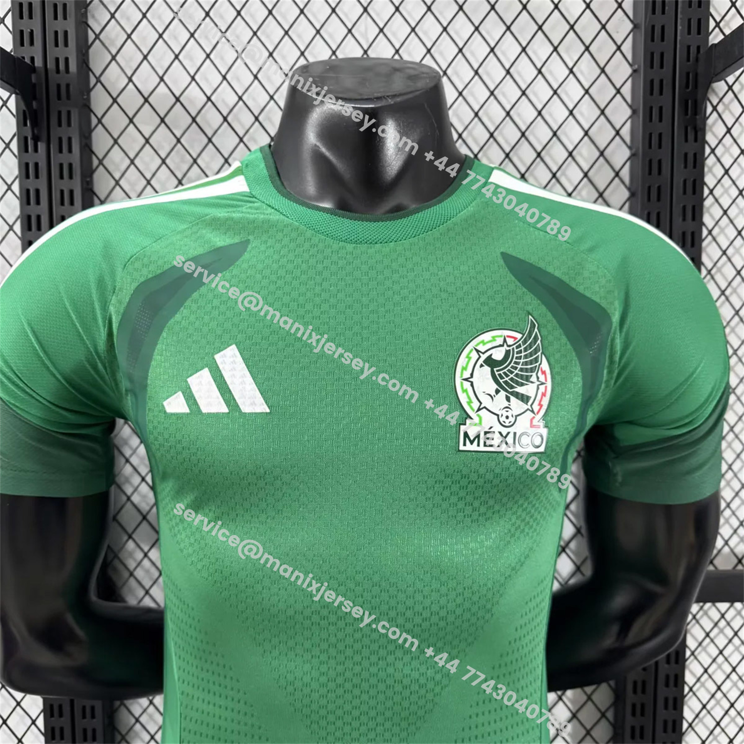 ManixJersey.com | Mexico 2026 Green Pre-Match Training Jersey - Player Version -Customize Name, Number and Patch | Worldwide Shipping