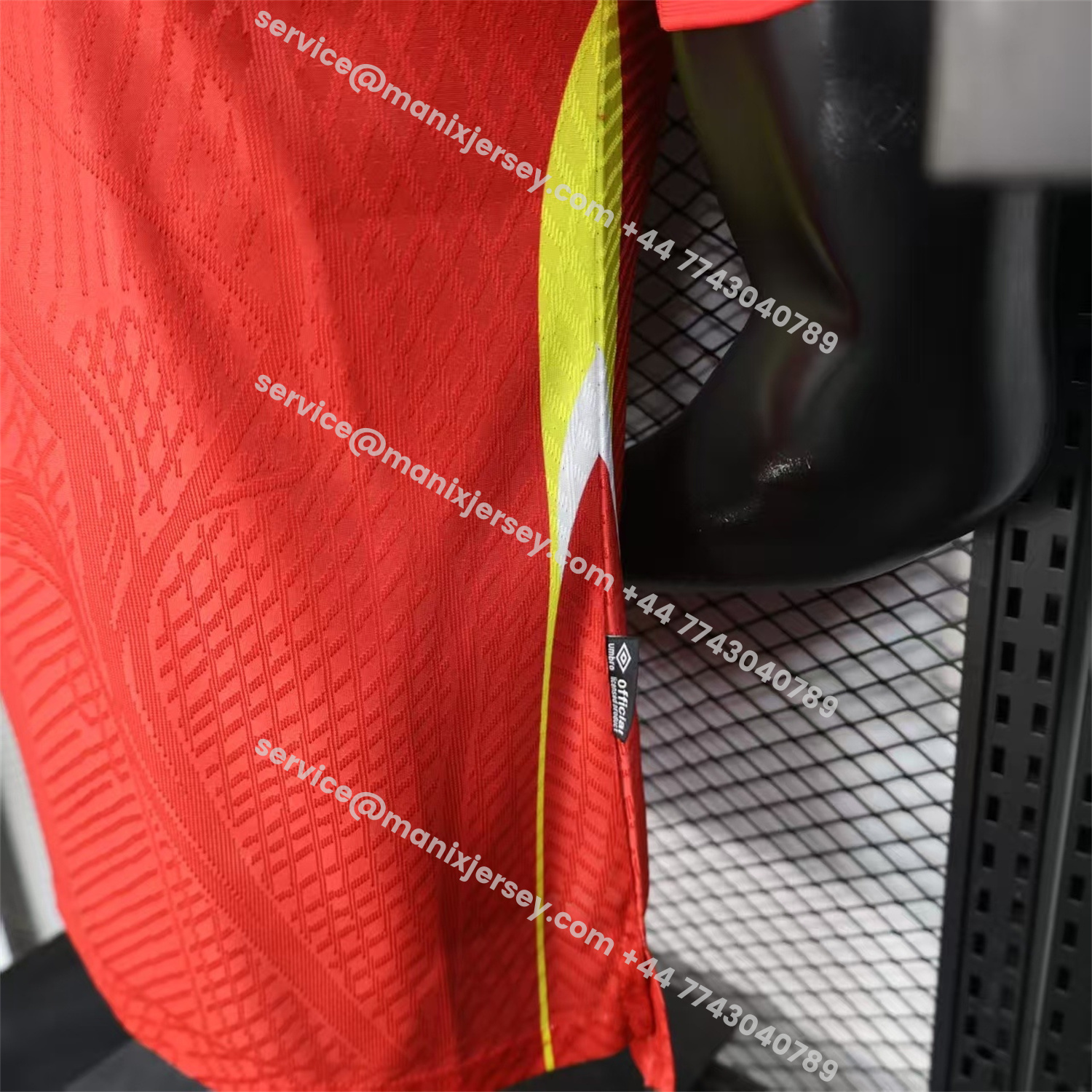 ManixJersey.com | Congo 2026 Third Red Jersey - Player Version -Customize Name, Number and Patch | Worldwide Shipping