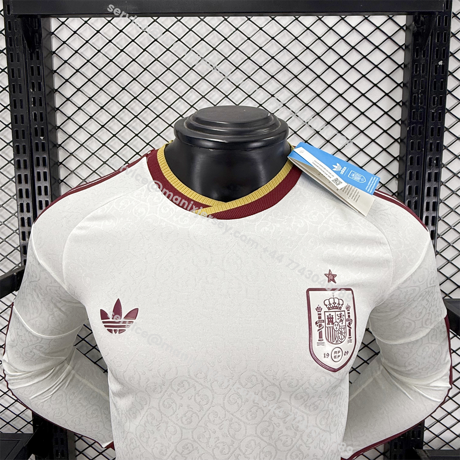 Spain 2026 Away Long Sleeves Jersey - Player Version:football jersey mysite: unitedjerseyfootball 邓江浪:football