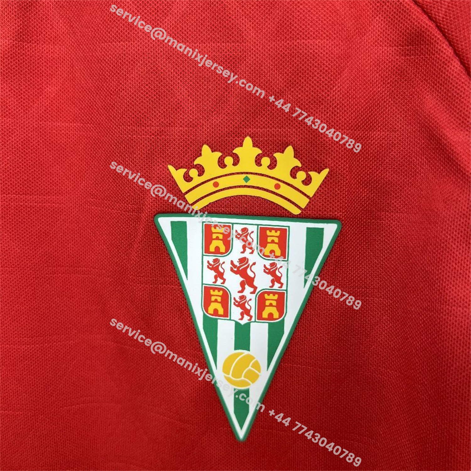 ManixJersey.com | Cordoba 25-26 Third Red Jersey - Fans Version -Customize Name, Number and Patch | Worldwide Shipping
