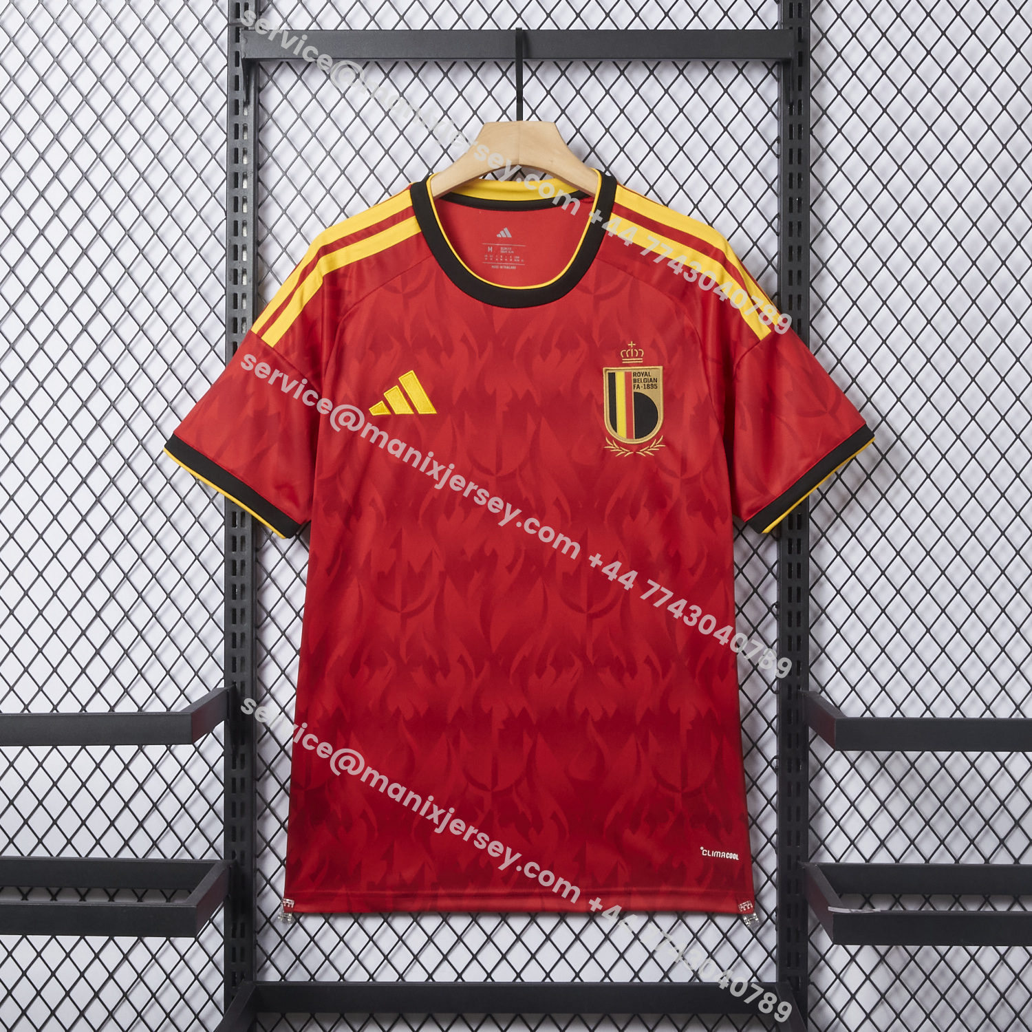 ManixJersey.com | Belgium 2026 Home Jersey (Leaked Version) - Fans Version -Customize Name, Number and Patch | Worldwide Shipping