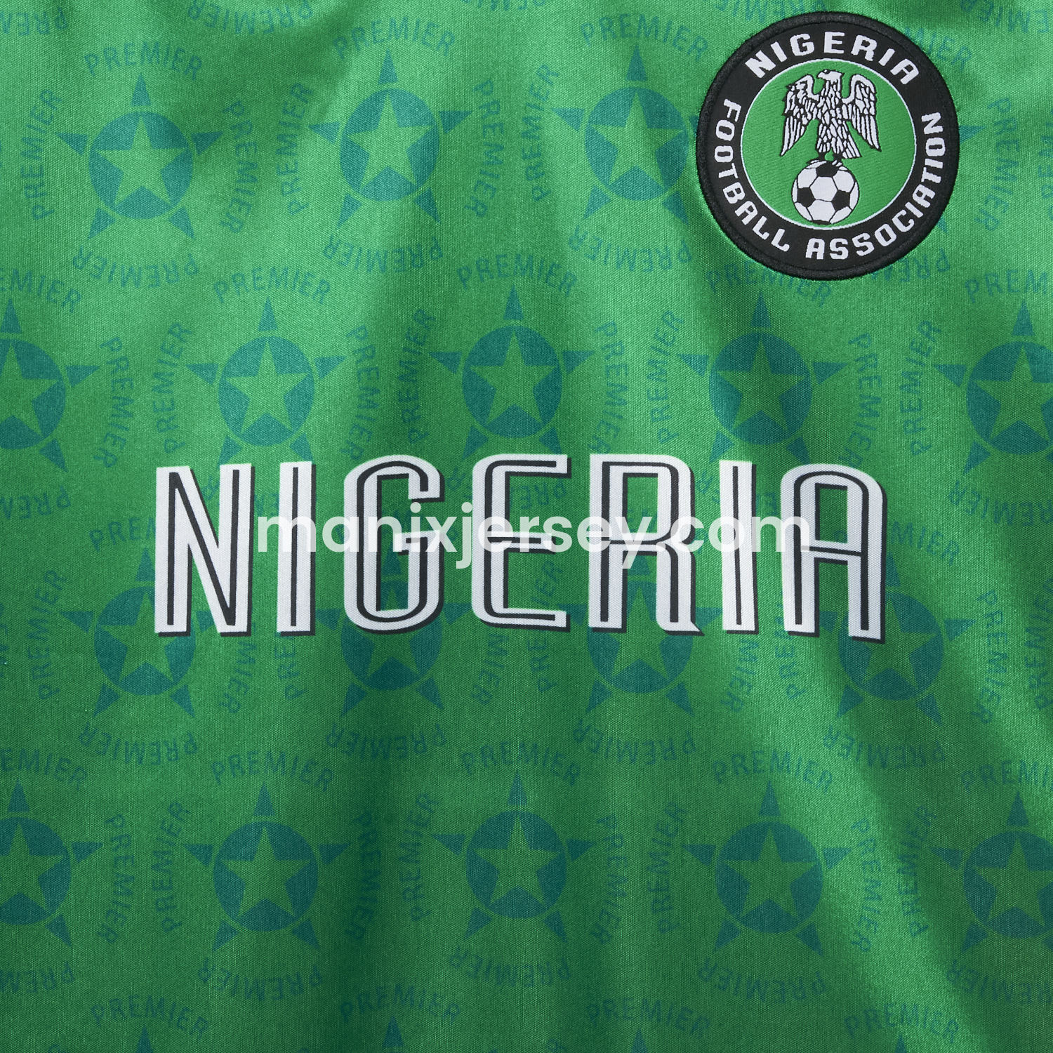 ManixJersey.com | Retro Nigeria 1993-95 Home Jersey -Customize Name, Number and Patch | Worldwide Shipping