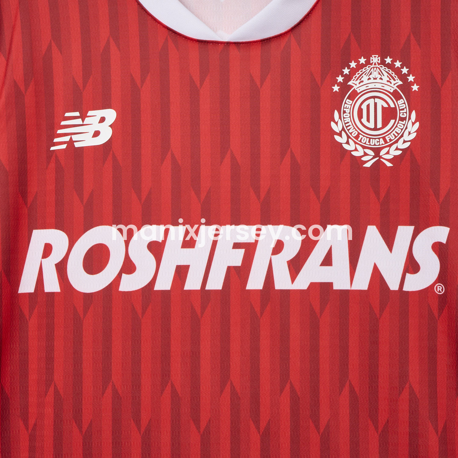 ManixJersey.com | Toluca 24-25 Home Jersey - Fans Version -Customize Name, Number and Patch | Worldwide Shipping
