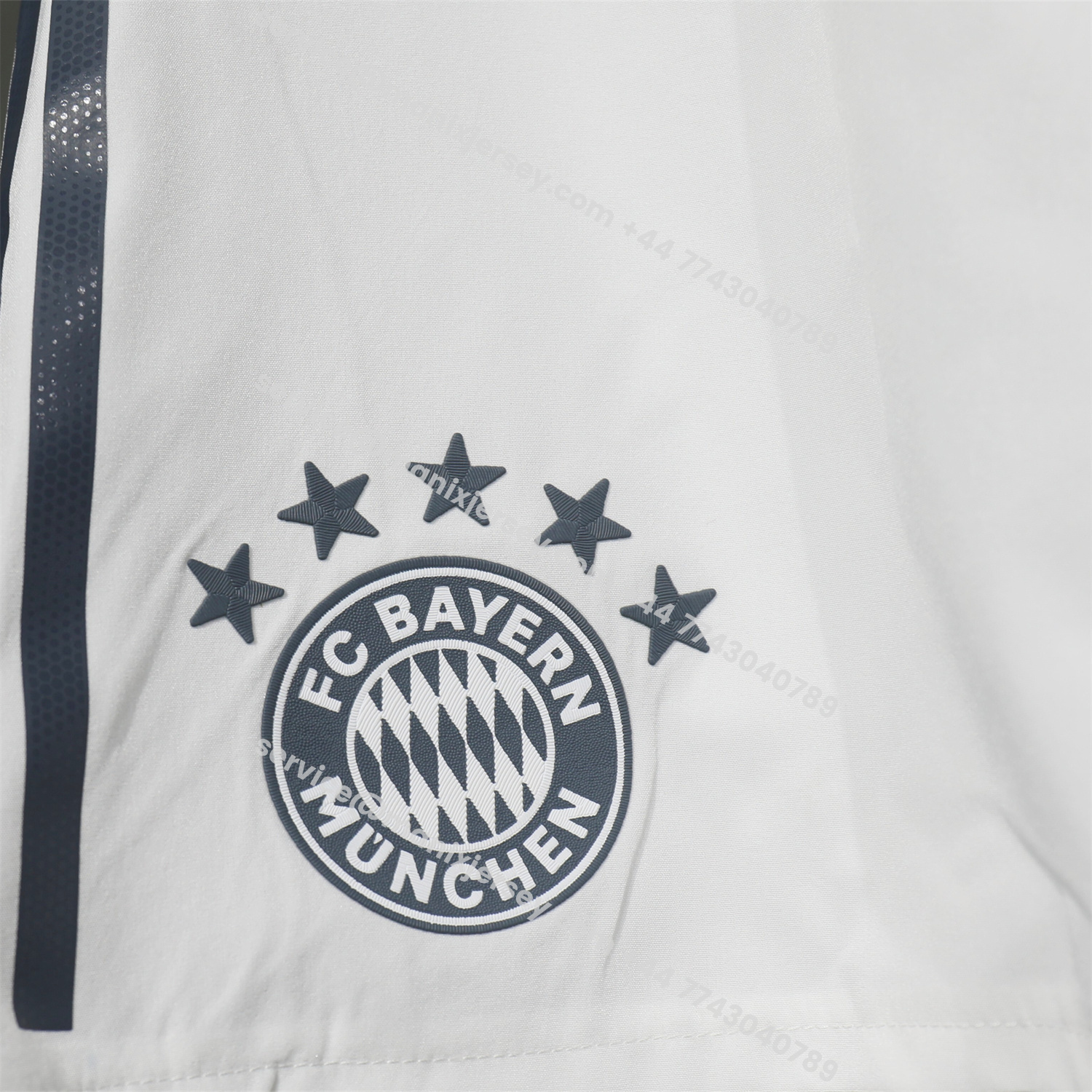 ManixJersey.com | Bayern Munich 25-26 Away White Shorts - Player Version -Customize Name, Number and Patch | Worldwide Shipping