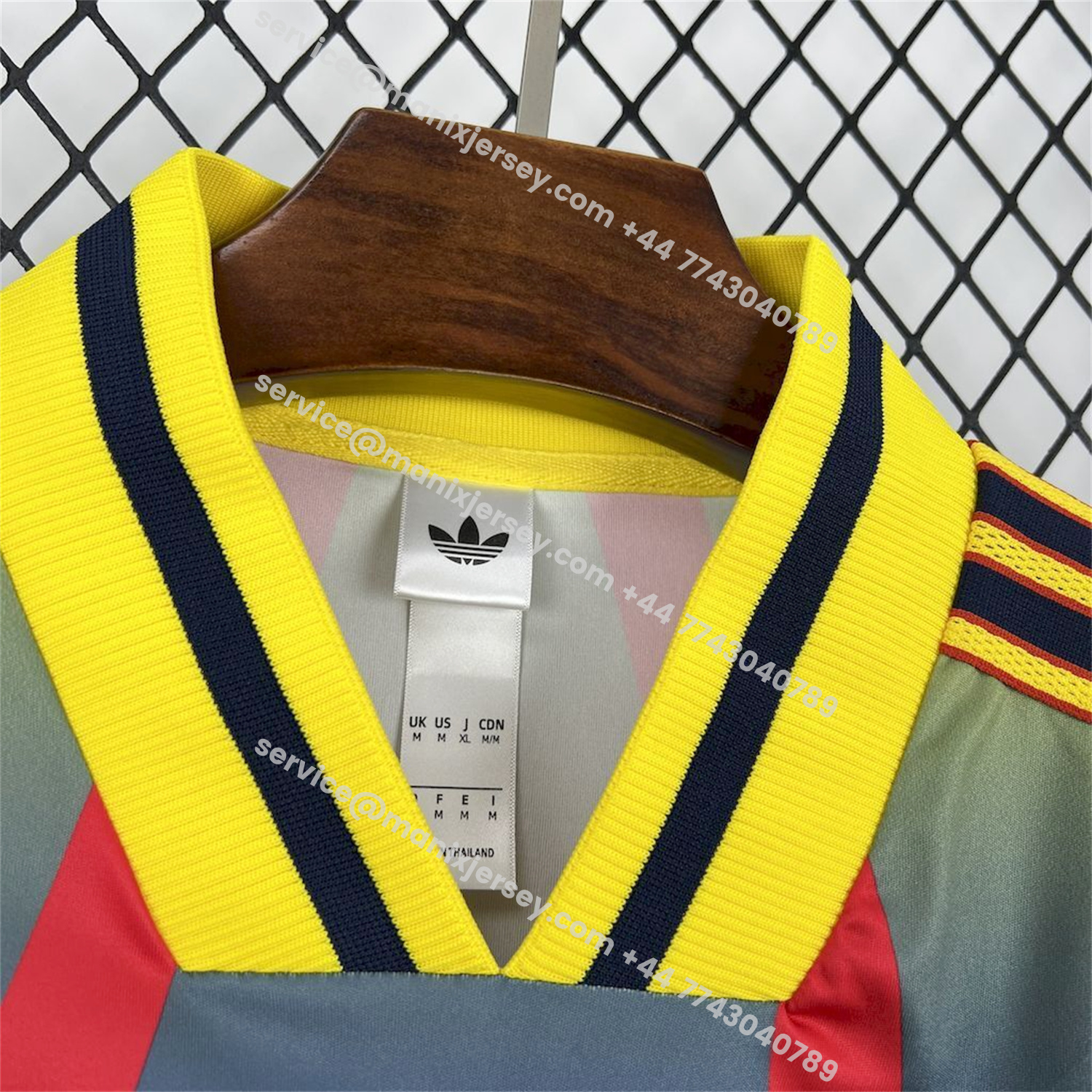 ManixJersey.com | Arsenal 25-26 Red Yellow Blue LFSTLR Jersey - Fans Version -Customize Name, Number and Patch | Worldwide Shipping