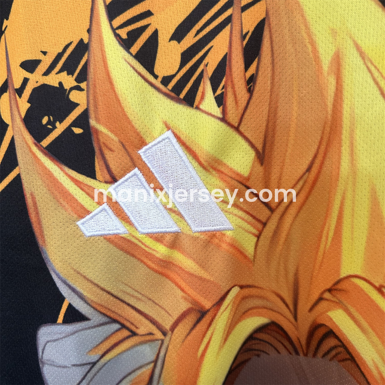 ManixJersey.com | Japan 25-26 Half-length Of Blond Son Goku Special Edition Jersey - Fans Version -Customize Name, Number and Patch | Worldwide Shipping