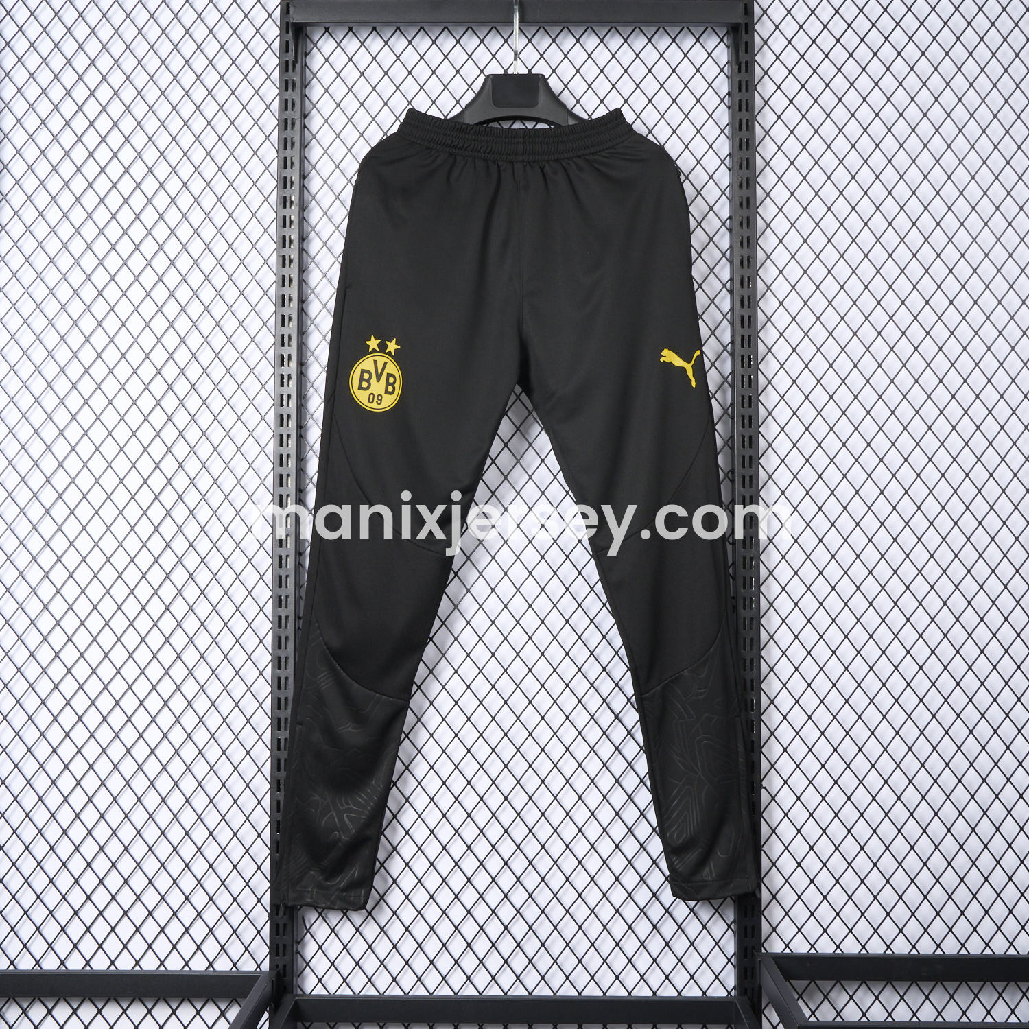 ManixJersey.com | Dortmund 24-25 Black Training Pants - Player Version -Customize Name, Number and Patch | Worldwide Shipping