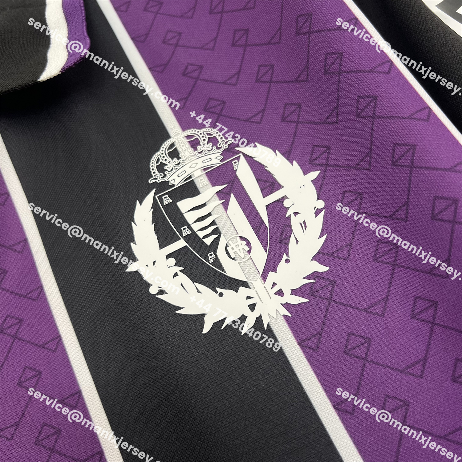 ManixJersey.com | Real Valladolid 25-26 Away Jersey - Fans Version -Customize Name, Number and Patch | Worldwide Shipping