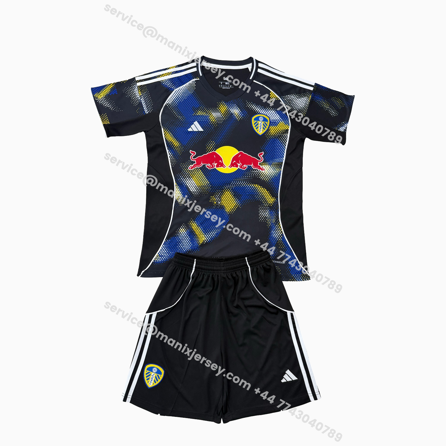 ManixJersey.com | Leeds United 25-26 Third Men's Adult Jersey Set - Fans Version -Customize Name, Number and Patch | Worldwide Shipping