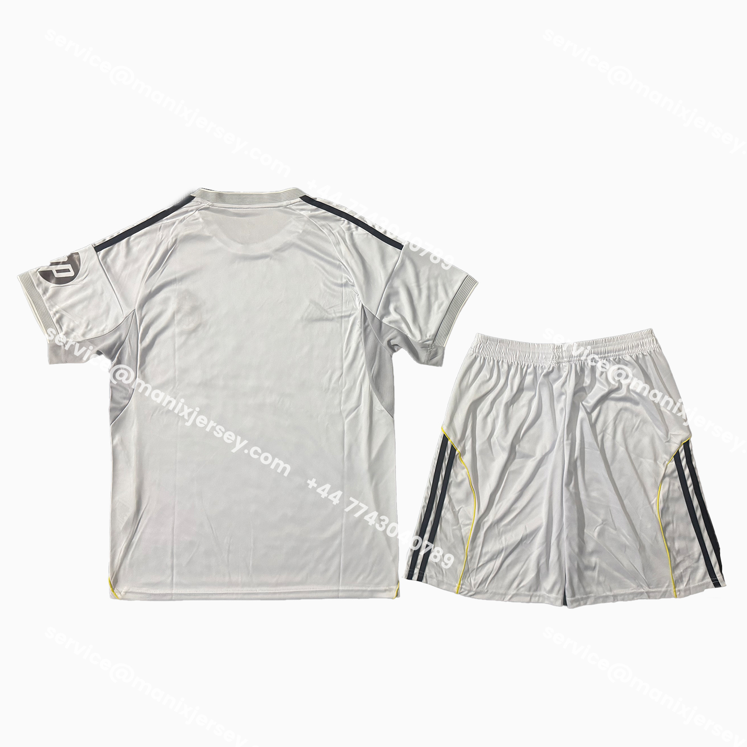 ManixJersey.com | Real Madrid 25-26 Home Men's Adult Jersey Set - Fans Version -Customize Name, Number and Patch | Worldwide Shipping