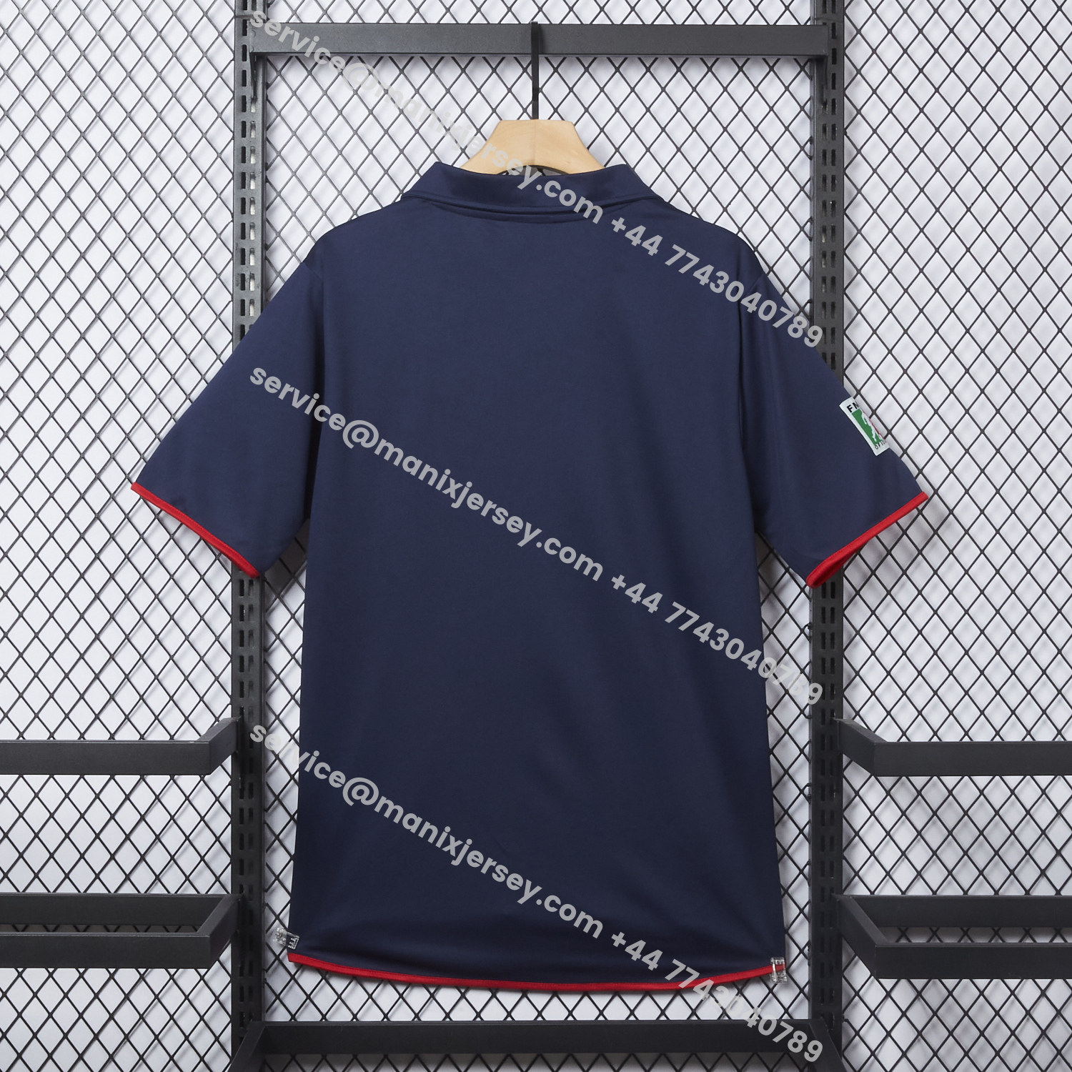 ManixJersey.com | Retro Chivas de Guadalajara 2003-04 Away Deep Blue Jersey -Customize Name, Number and Patch | Worldwide Shipping
