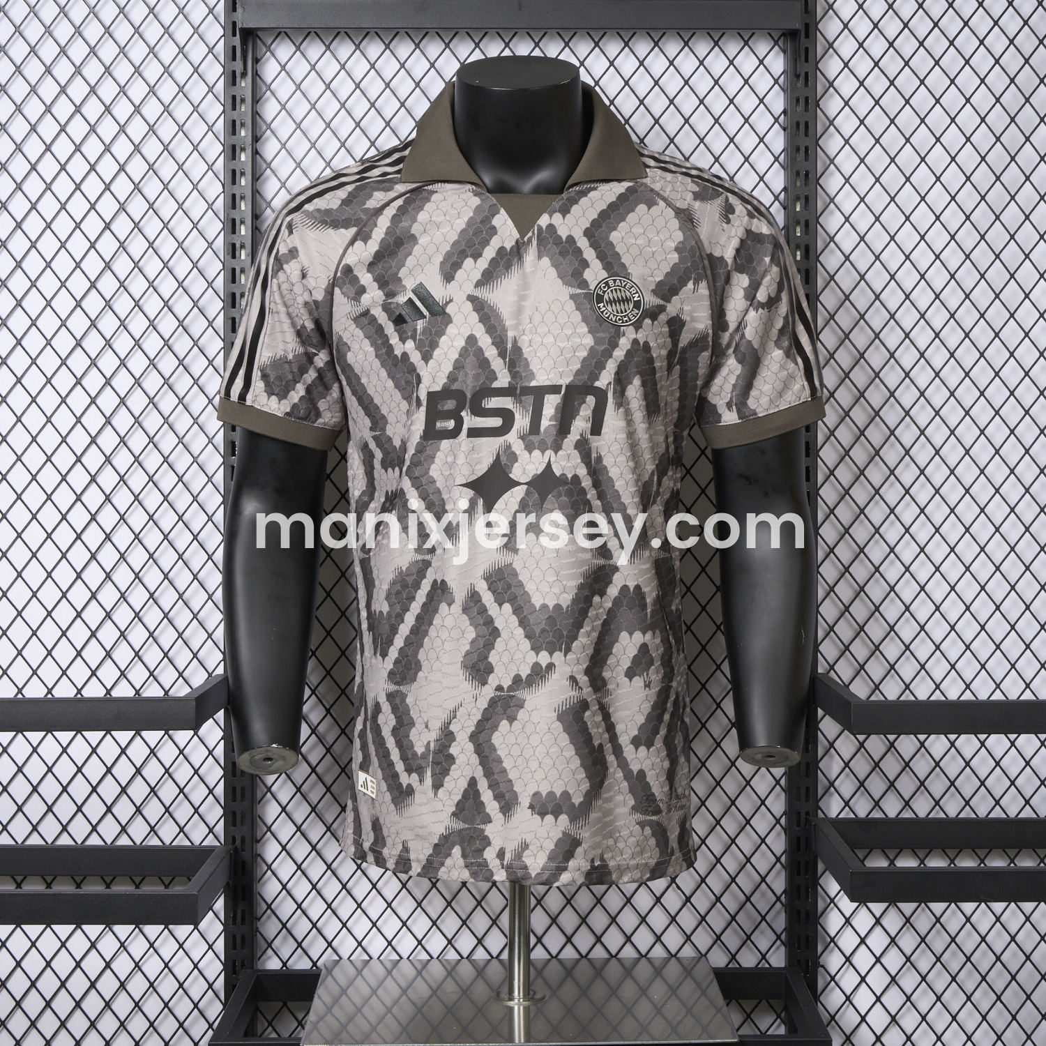 ManixJersey.com | Bayern Munich x BSTN 25-26 Brown Special Edition Jersey - Player Version -Customize Name, Number and Patch | Worldwide Shipping