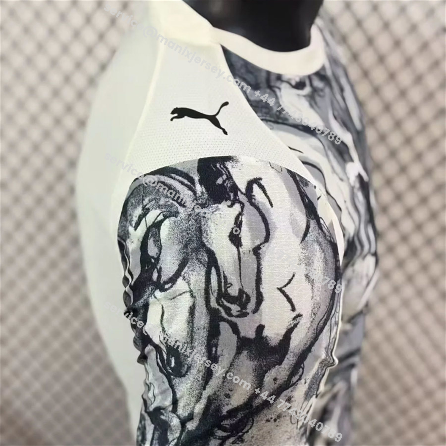 ManixJersey.com | Manchester City 25-26 Year of the Horse Ink Painting Special Jersey - Player Version -Customize Name, Number and Patch | Worldwide Shipping