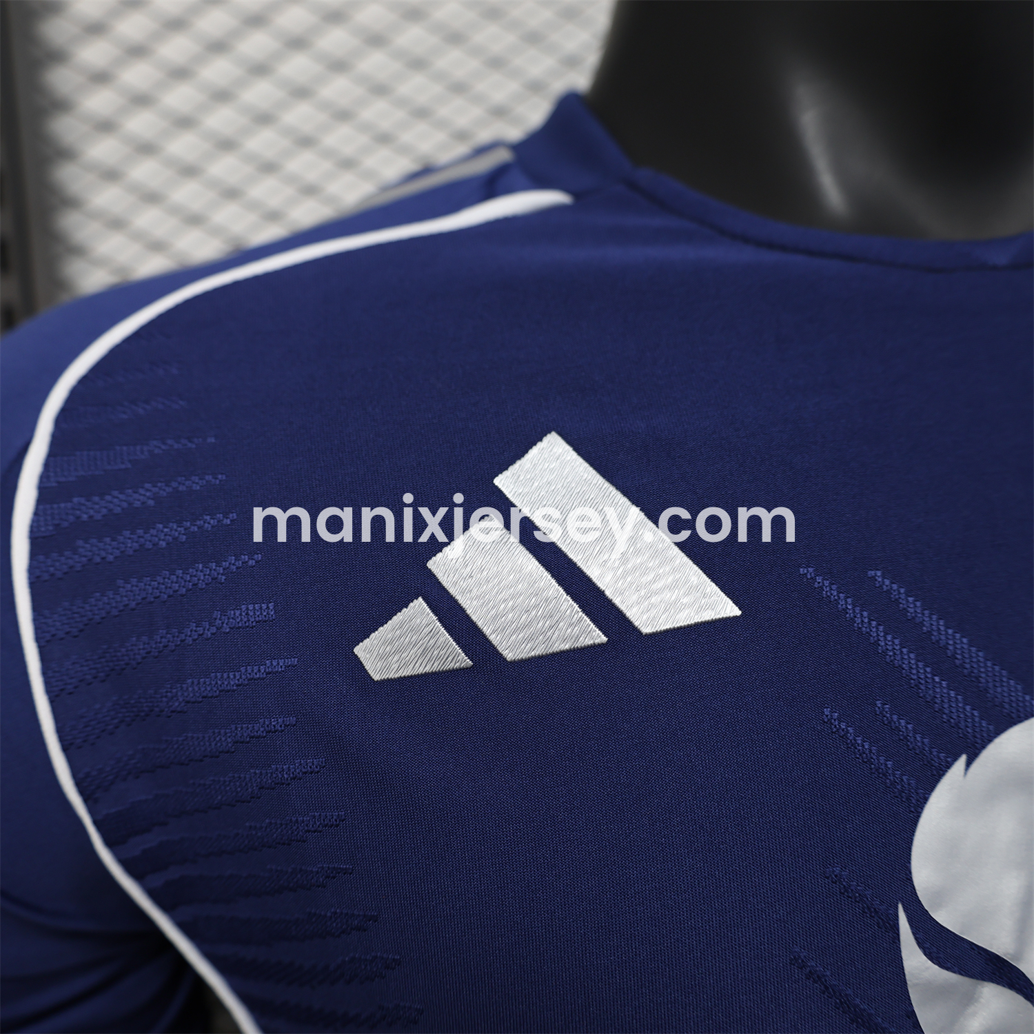 ManixJersey.com | Manchester United 25-26 Blue Training Jersey - Player Version -Customize Name, Number and Patch | Worldwide Shipping