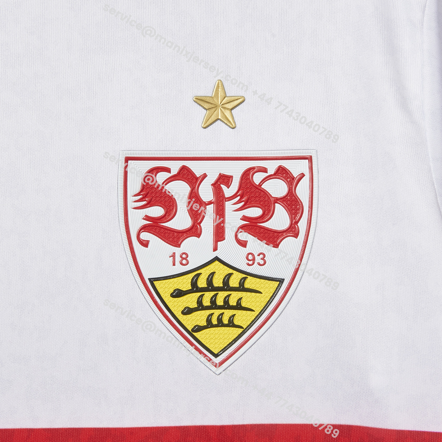 ManixJersey.com | VfB Stuttgart 25-26 European Home Long Sleeves Jersey - Fans Version -Customize Name, Number and Patch | Worldwide Shipping