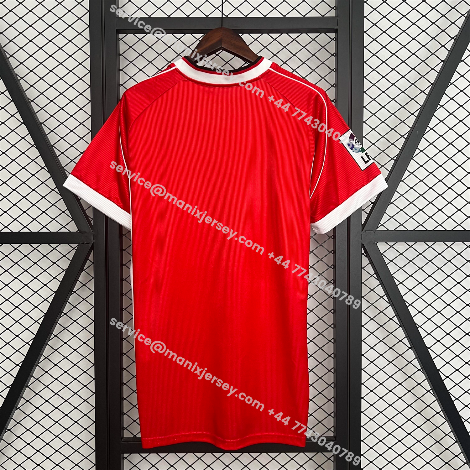 ManixJersey.com | Retro Real Murcia CF 1999-00 Home Red Jersey -Customize Name, Number and Patch | Worldwide Shipping