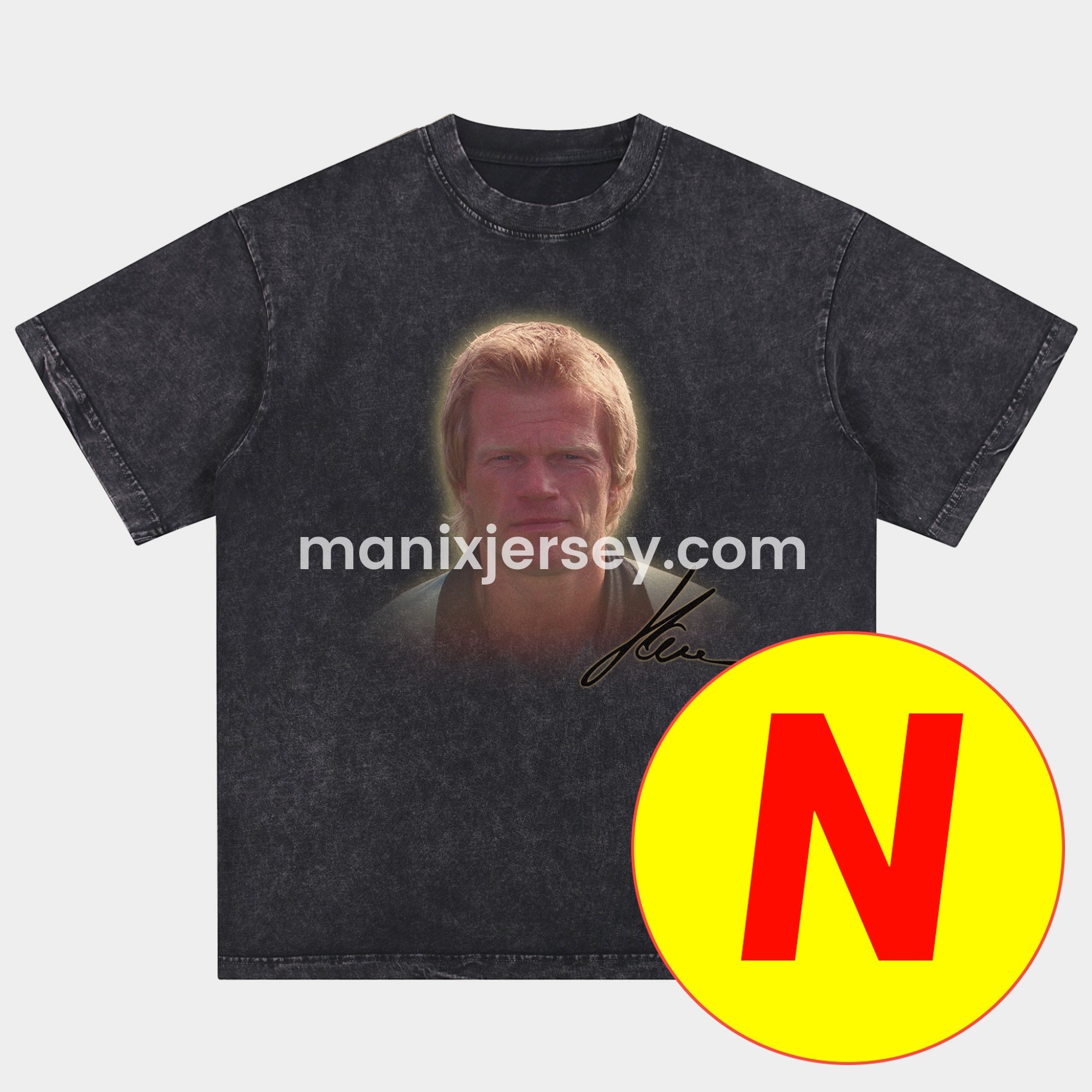 ManixJersey.com | Bayern Munich 125th Legendary Players Oversized Washed T-Shirt -Customize Name, Number and Patch | Worldwide Shipping