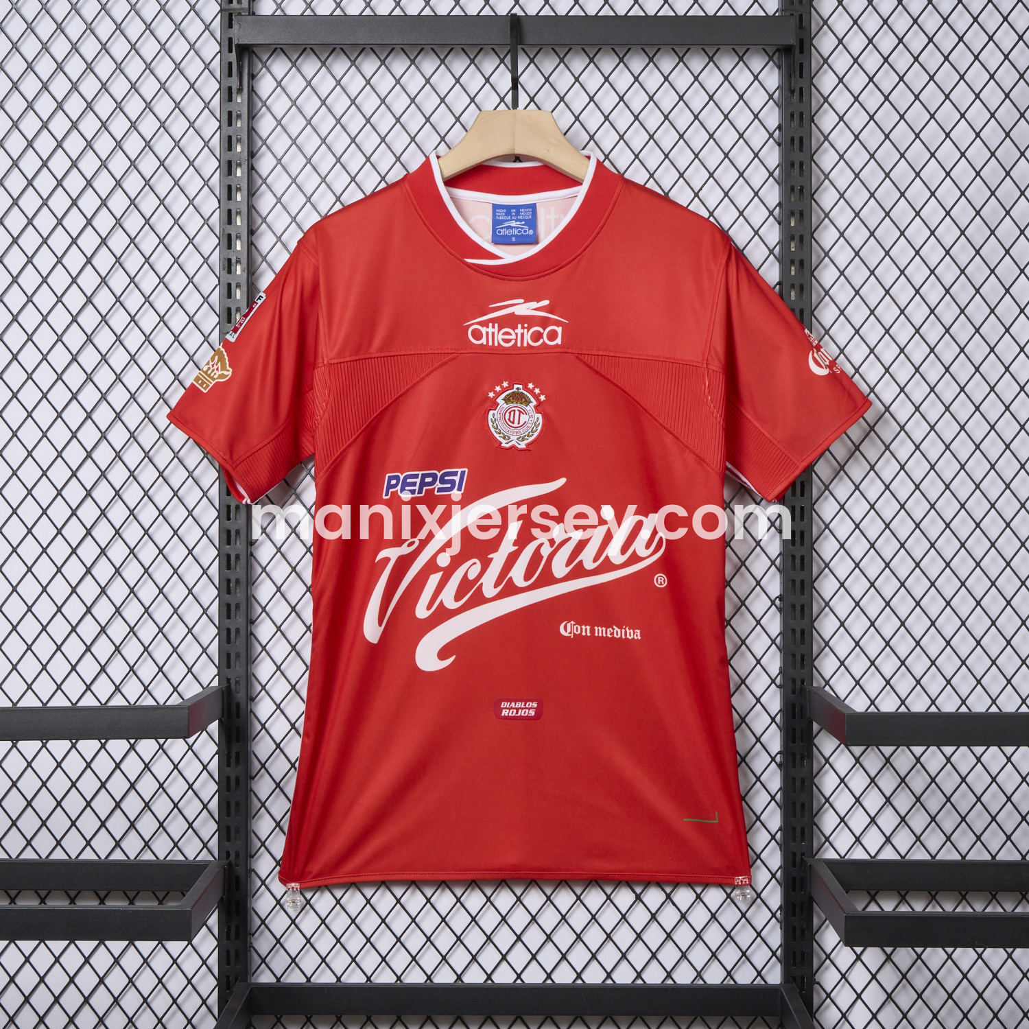 ManixJersey.com | Retro Toluca 2000-01 Home Jersey -Customize Name, Number and Patch | Worldwide Shipping