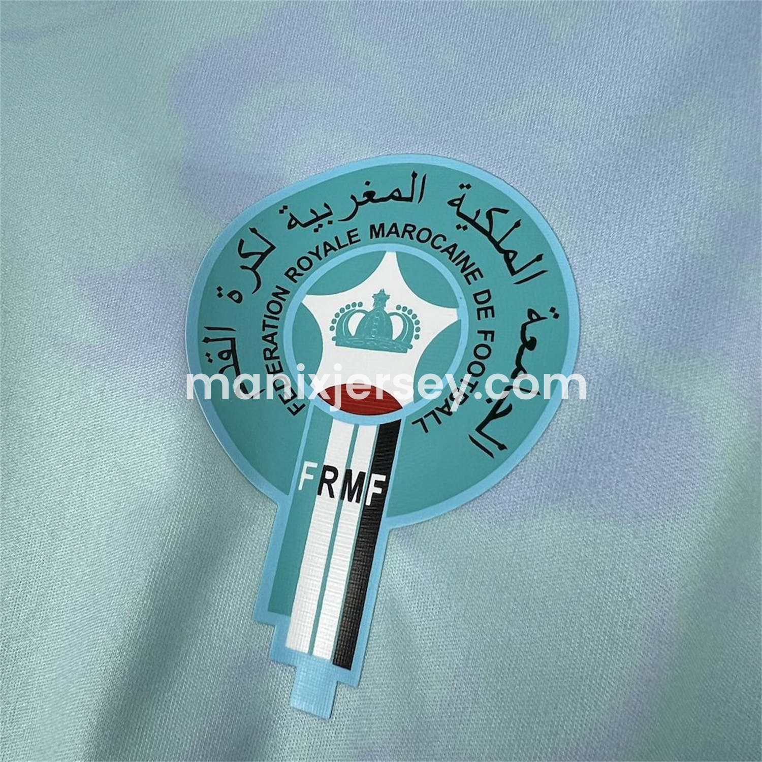 ManixJersey.com | Morocco 25-26 Blue Gradient Auspicious Cloud Pattern Special Jersey - Fans Version -Customize Name, Number and Patch | Worldwide Shipping