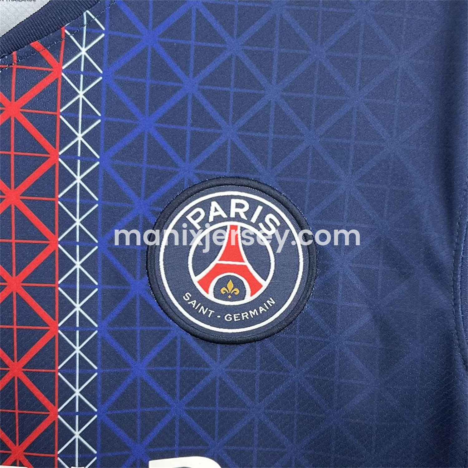 ManixJersey.com | Paris Saint-Germain PSG 25-26 Home Jersey - Fans Version -Customize Name, Number and Patch | Worldwide Shipping