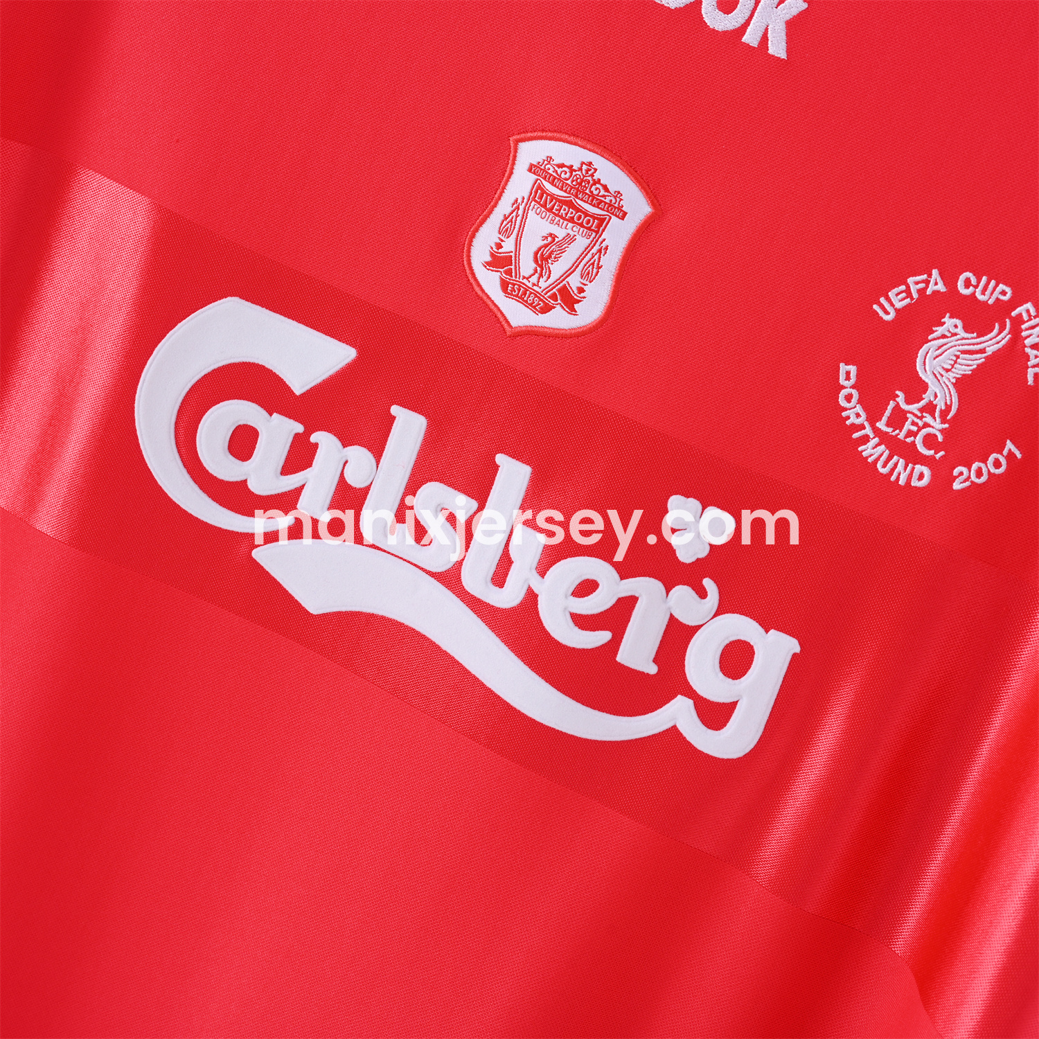 ManixJersey.com | Retro Liver.pool 2000-01 Home Jersey -Customize Name, Number and Patch | Worldwide Shipping