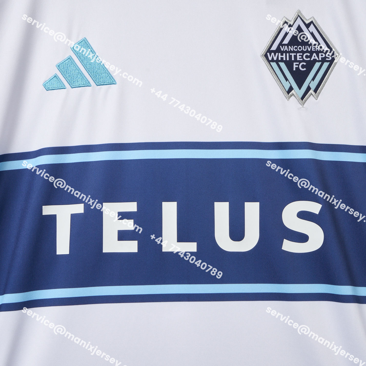 ManixJersey.com | Vancouver Whitecaps 2025-26 Home Jersey - Fans Version -Customize Name, Number and Patch | Worldwide Shipping