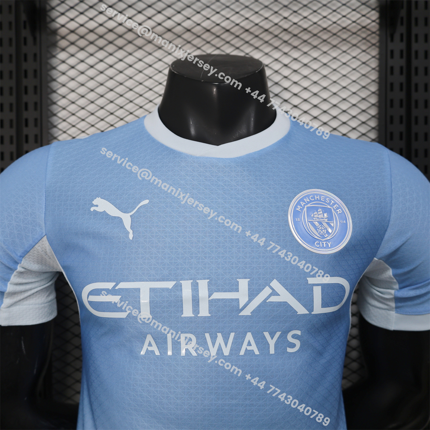 ManixJersey.com | Manchester City 26-27 Home Jersey - Player Version -Customize Name, Number and Patch | Worldwide Shipping