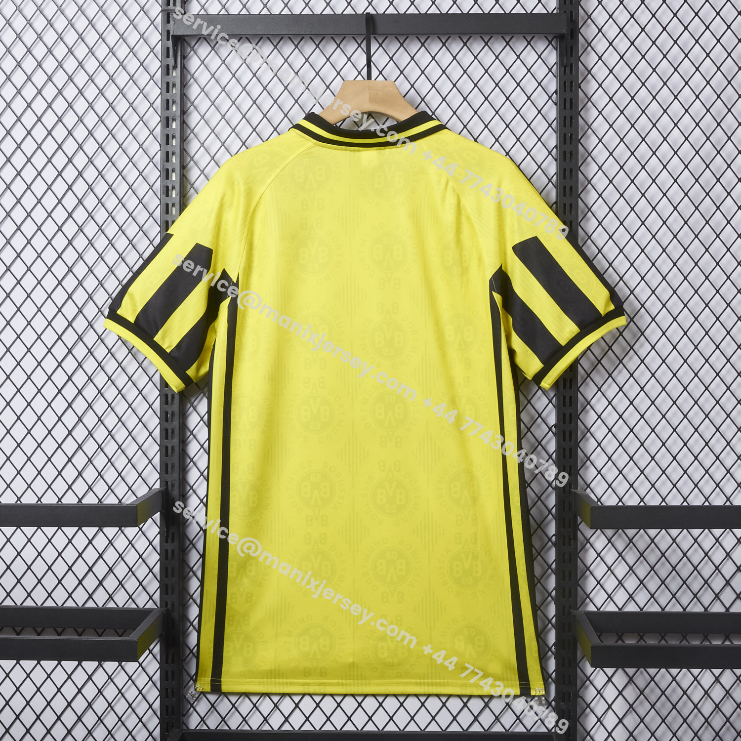 ManixJersey.com | Retro Dortmund 1996-97 Home Jersey -Customize Name, Number and Patch | Worldwide Shipping