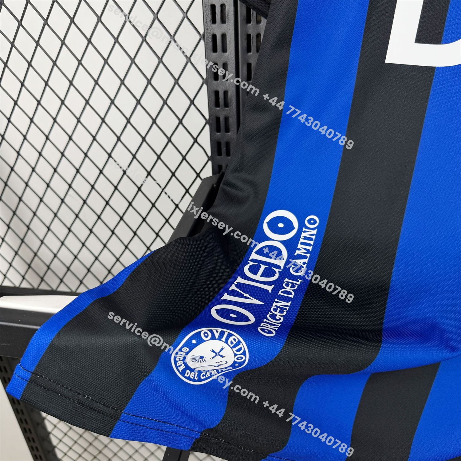 Real Oviedo 25-26 Deep Black With Royal Blue 100th Anniversary Jersey - Fans Version:football jersey mysite: unitedjerseyfootball 邓江浪:football
